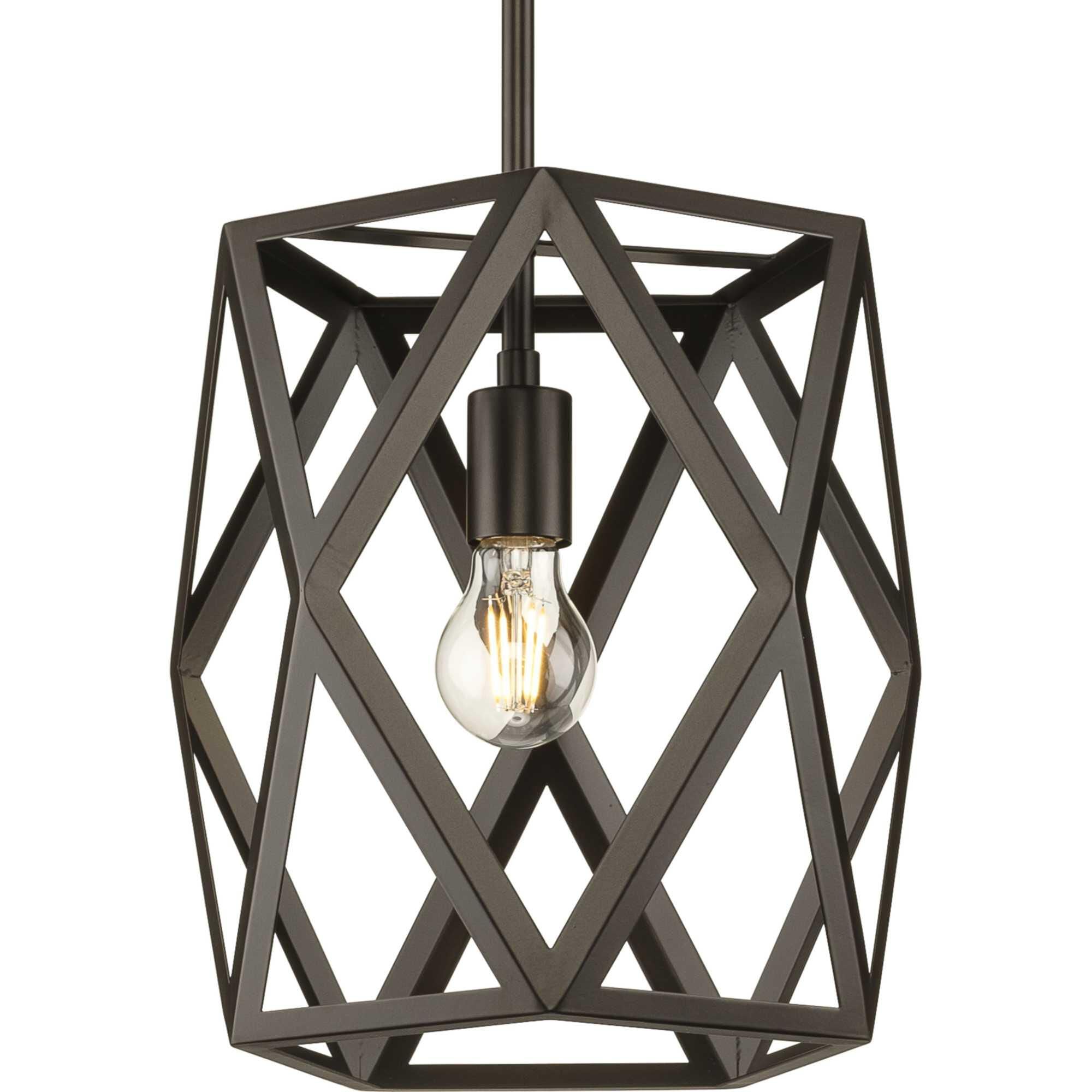 Progress Lighting Saucedo 12 Inch Mini Pendant Saucedo - P500421-129 - Modern Contemporary