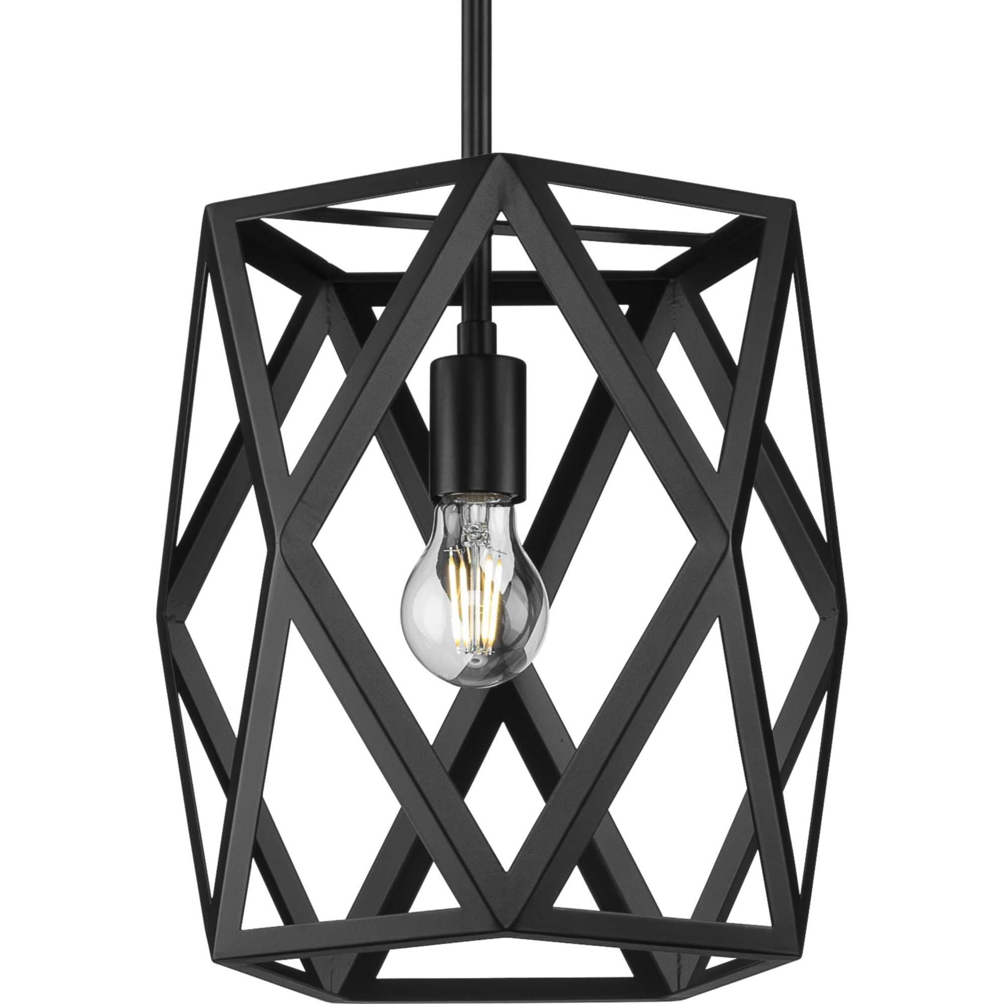 Progress Lighting Saucedo 12 Inch Mini Pendant Saucedo - P500421-31M - Modern Contemporary