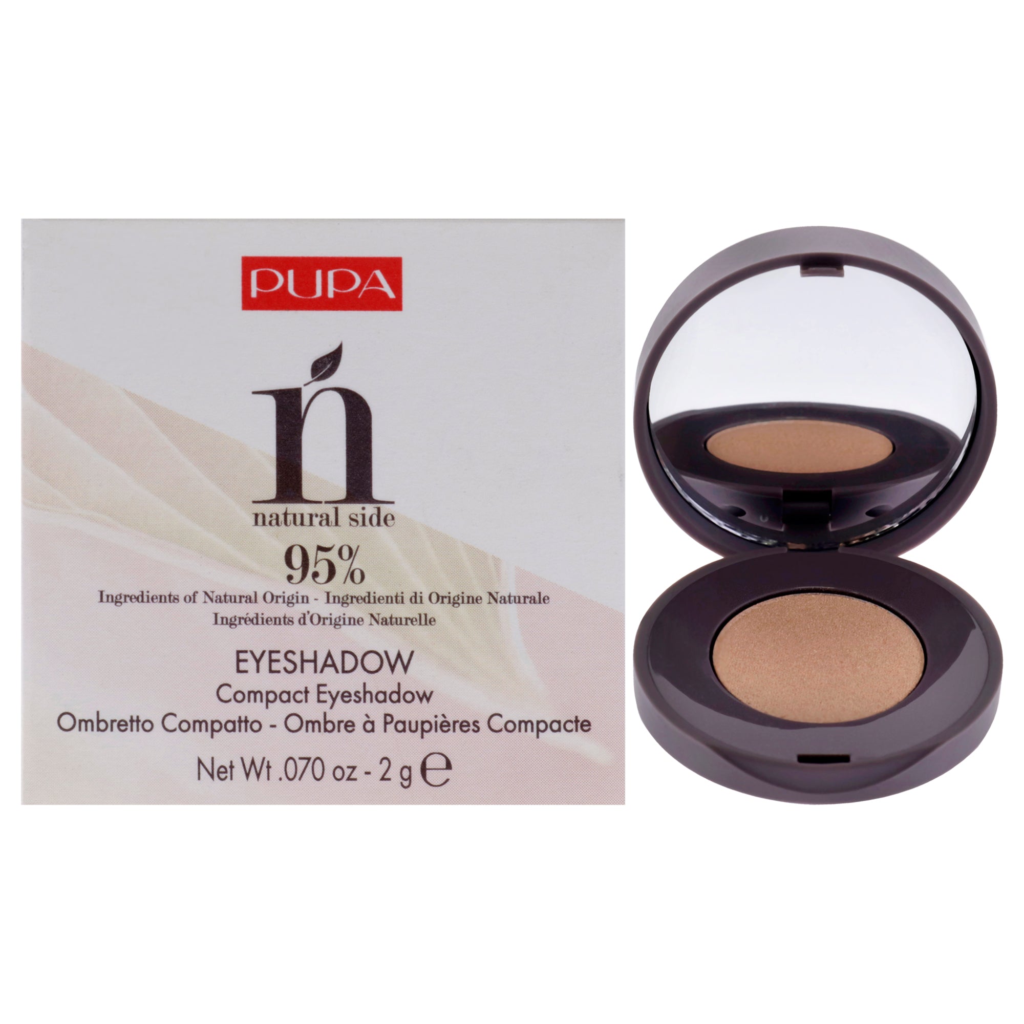 Natural Side Compact Eyeshadow - 004 Light Gold