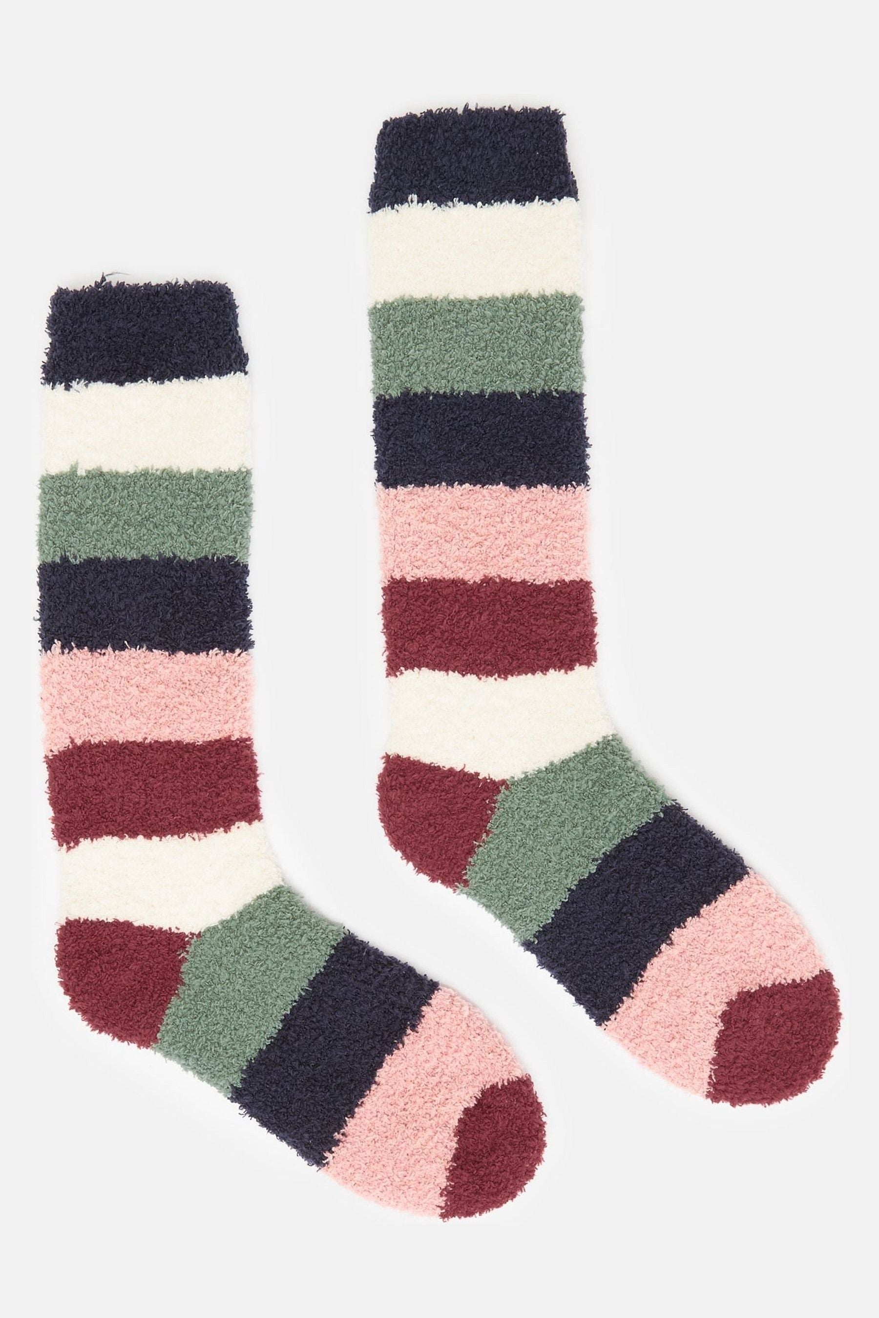 Joules - Women's Fluffy Multi Socks (size 4-8)