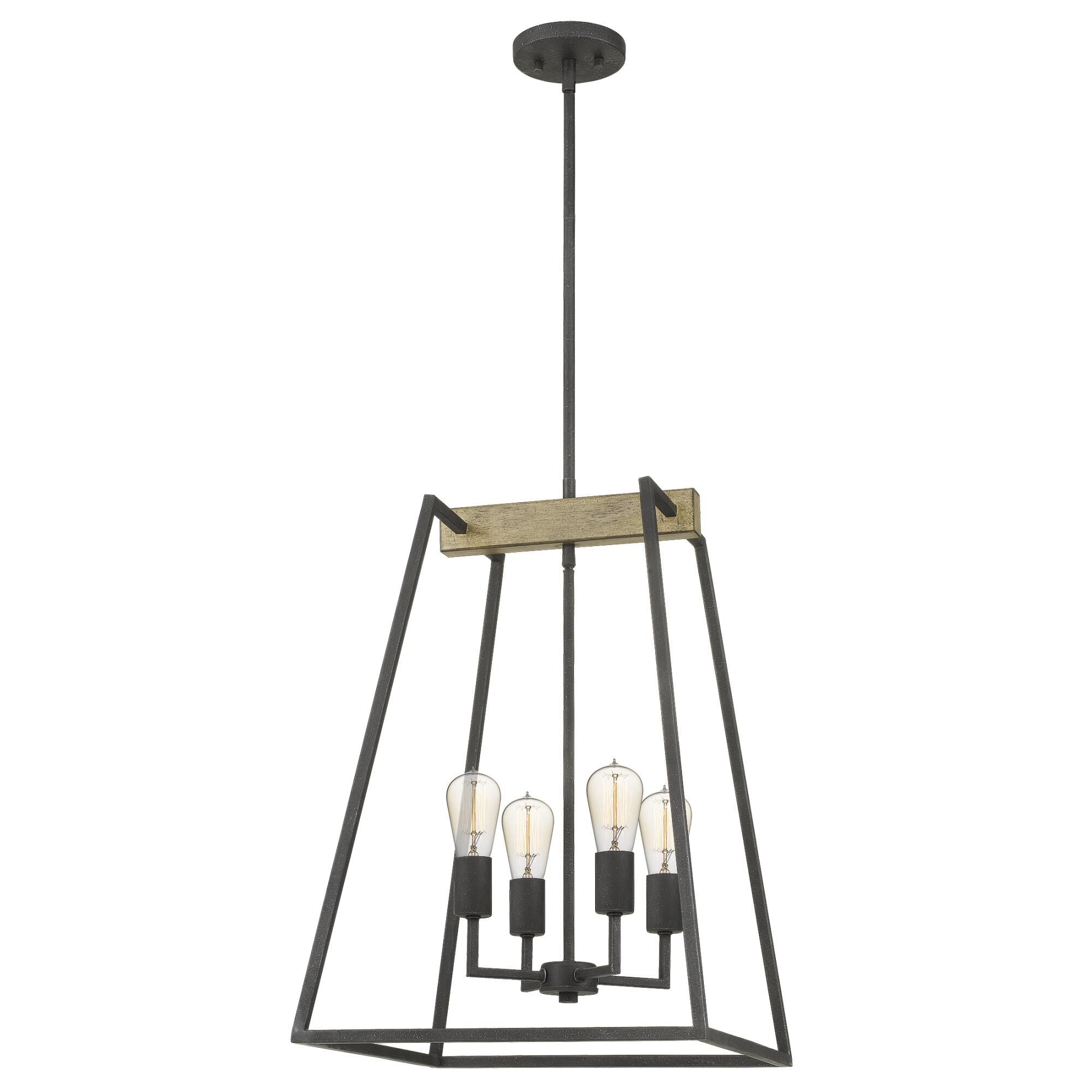 Quoizel Brockton 17 Inch Cage Pendant Brockton - BRT5204GK - Transitional