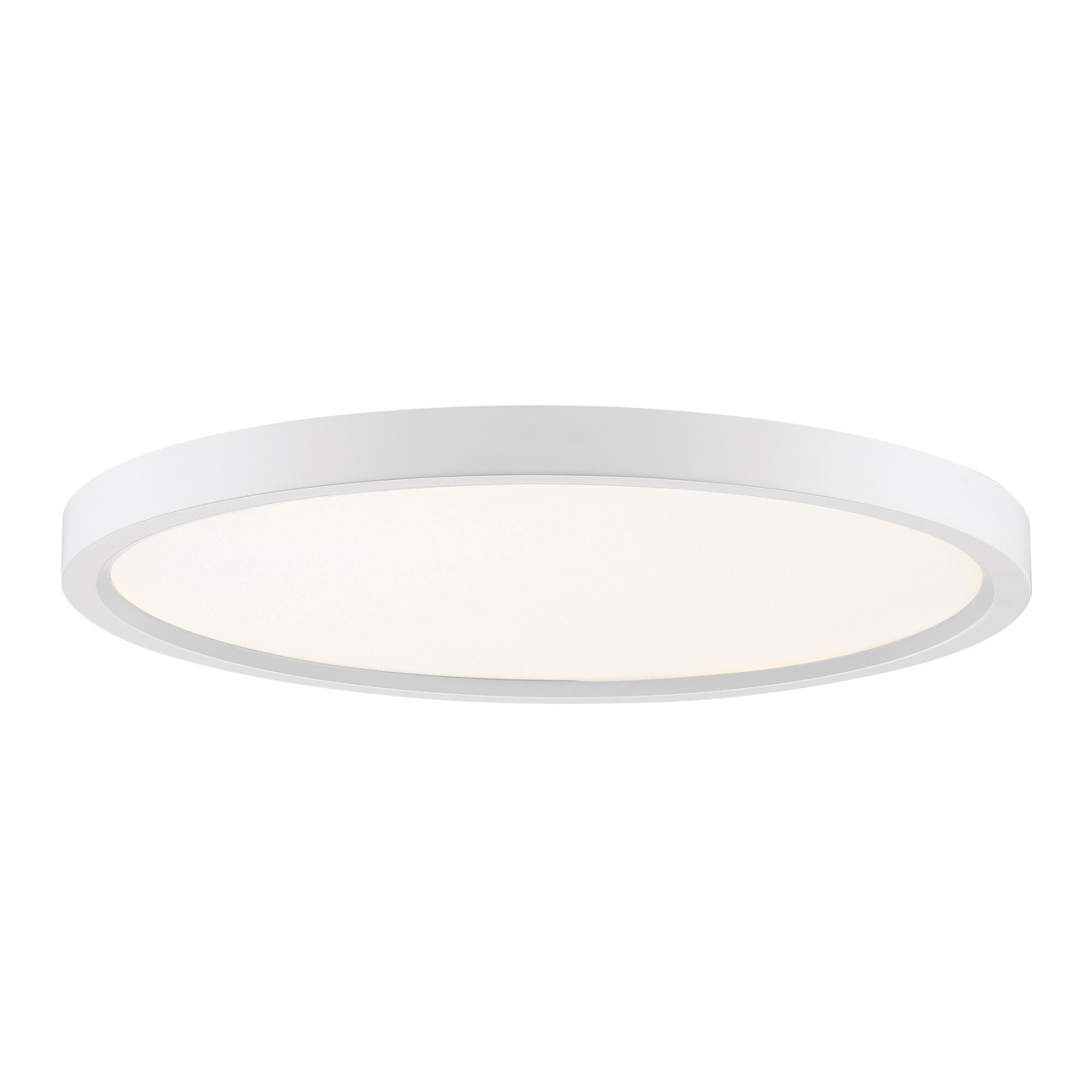 Quoizel Outskirts 15 Inch 1 Light LED Flush Mount Outskirts - OST1715W - Modern Contemporary