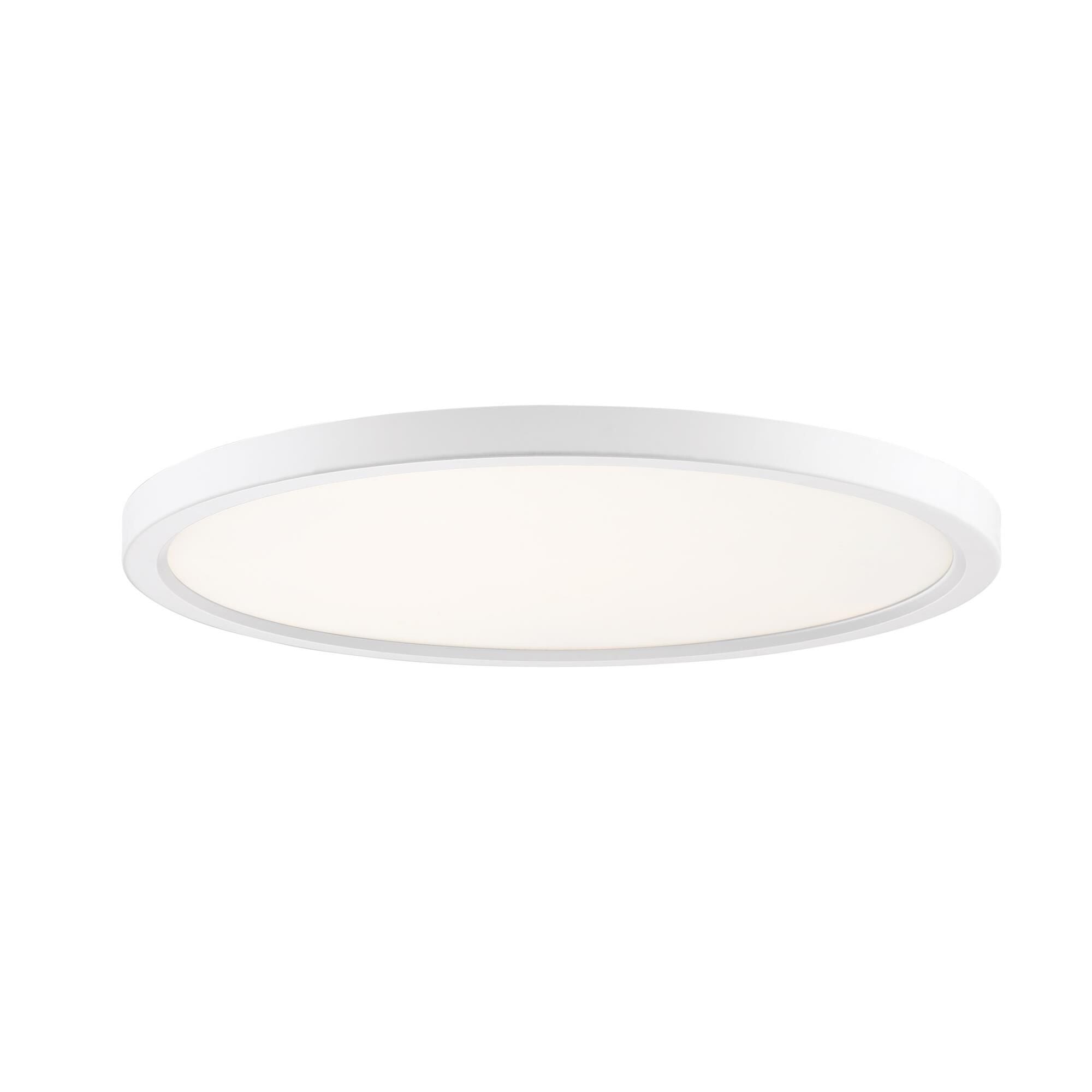 Quoizel Outskirts 20 Inch 1 Light LED Flush Mount Outskirts - OST1720W - Modern Contemporary
