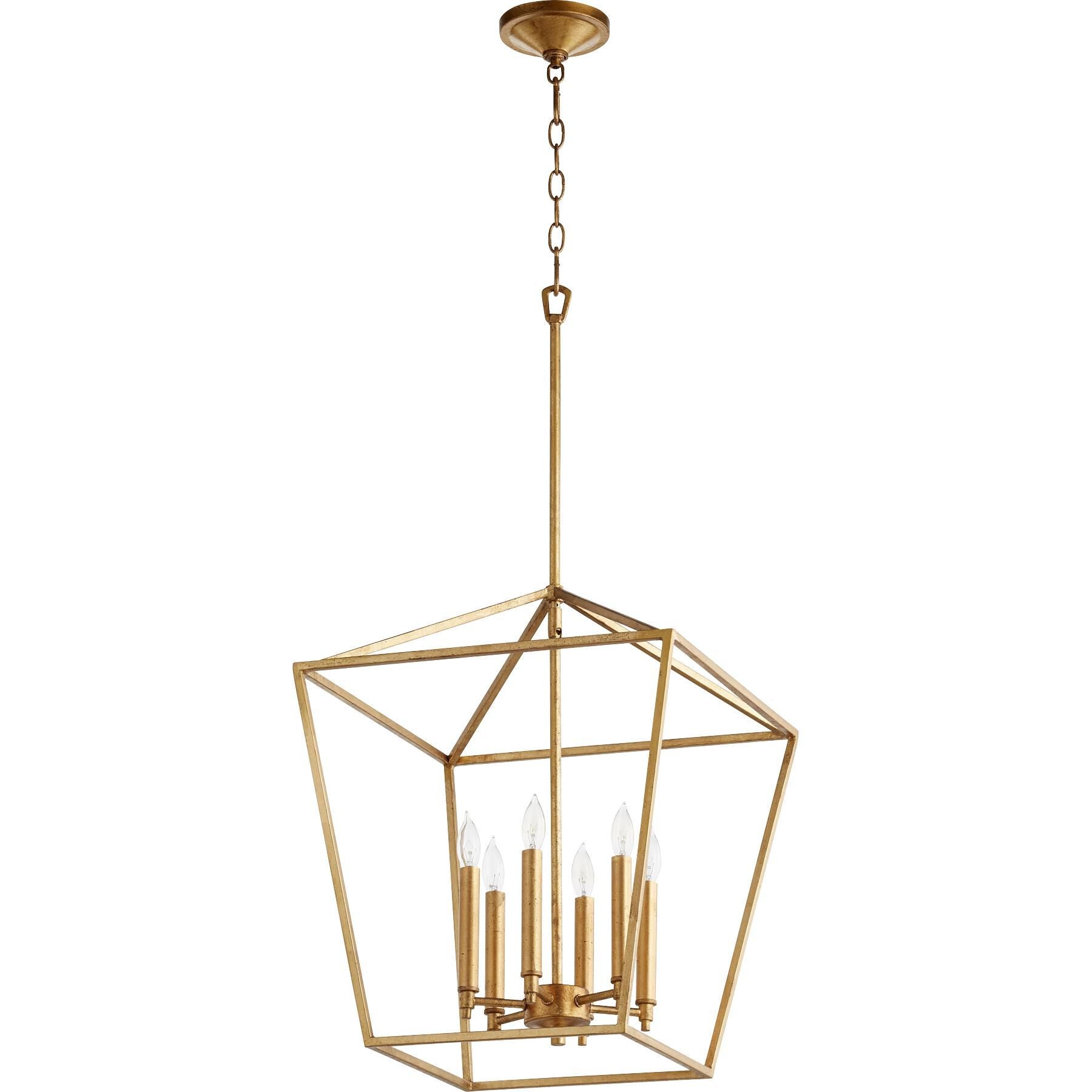 Quorum International Gabriel 17 Inch Cage Pendant Gabriel - 604-6-74 - Transitional