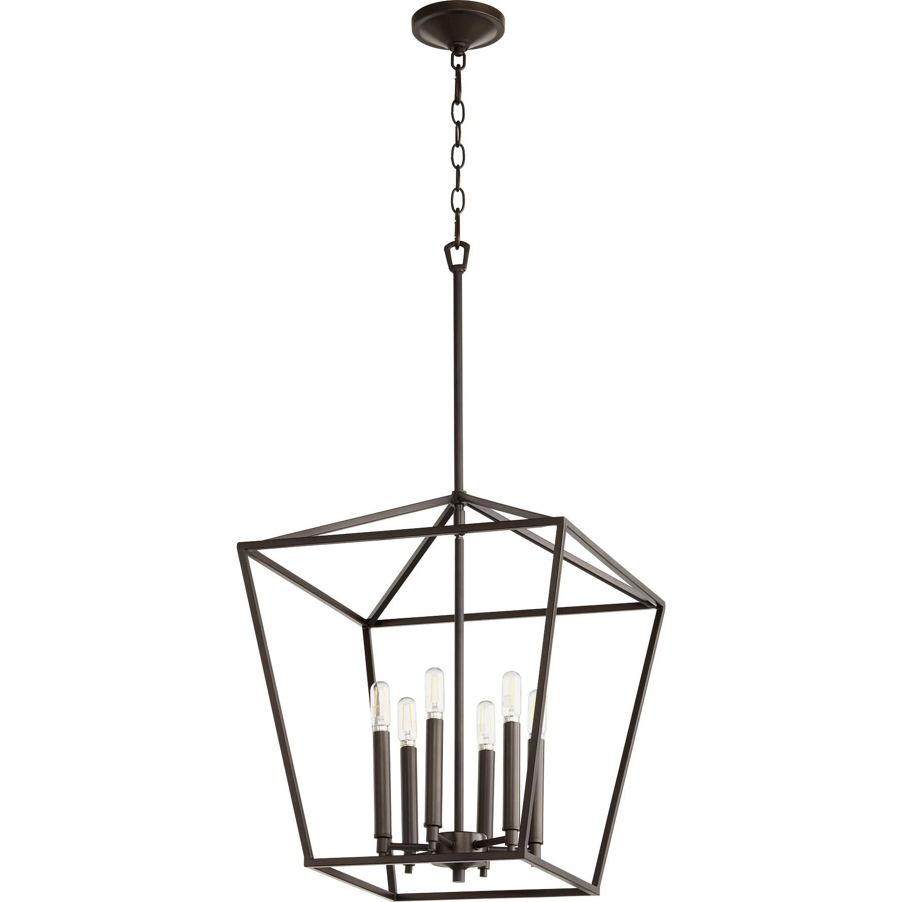 Quorum International Gabriel 17 Inch Cage Pendant Gabriel - 604-6-86 - Transitional