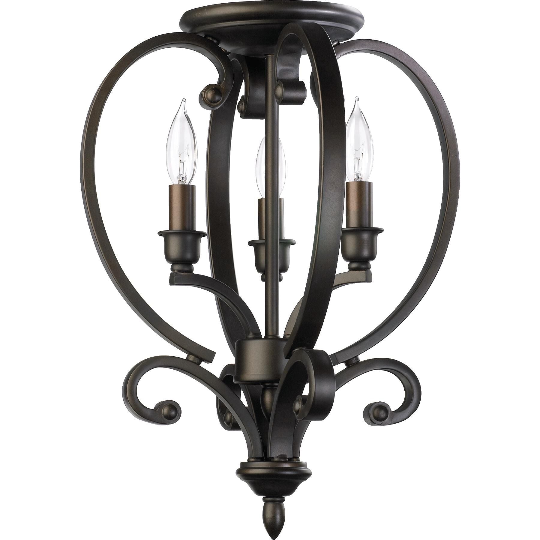 Quorum International Bryant 13 Inch Cage Pendant Bryant - 6754-3-86 - Traditional