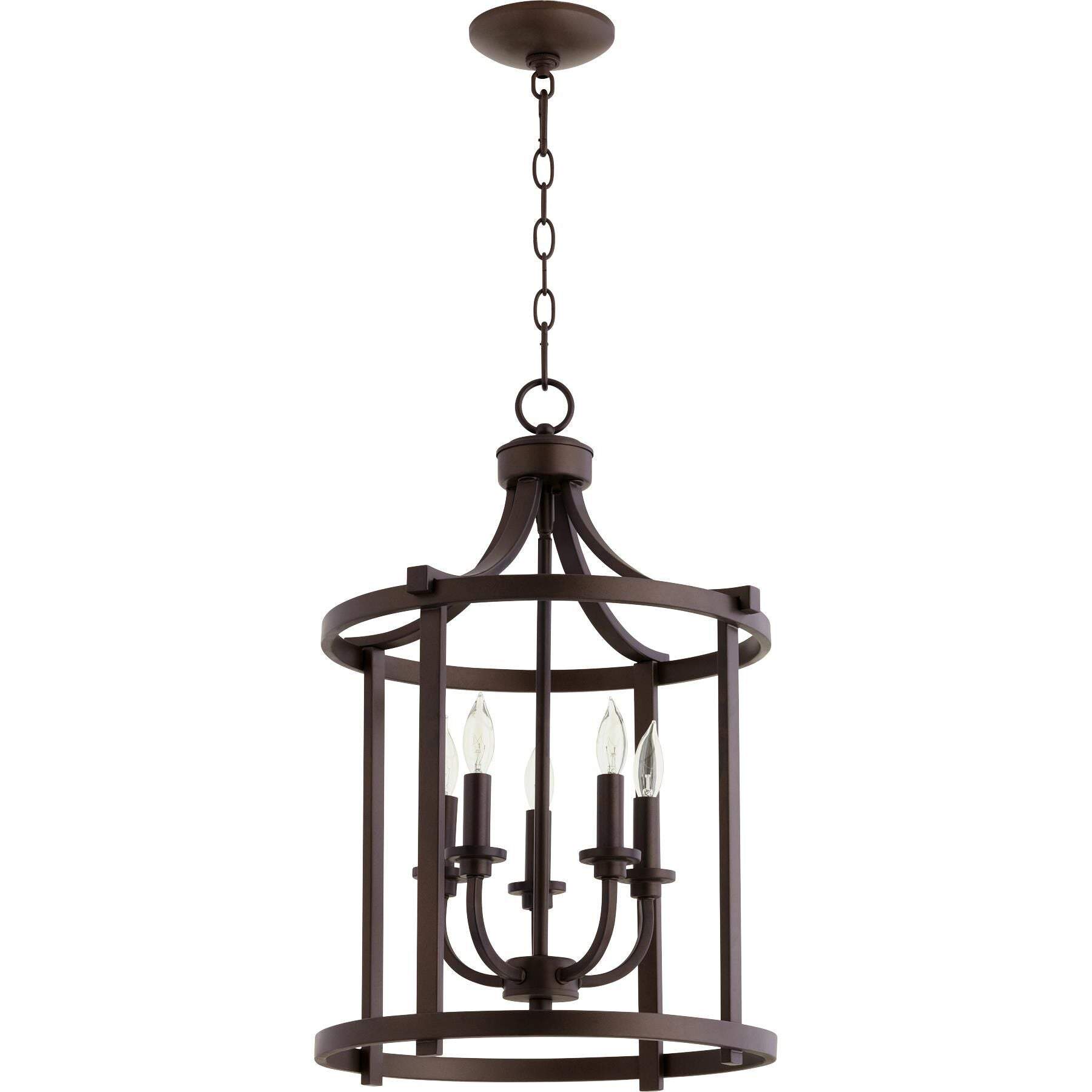 Quorum International Lancaster 15 Inch Cage Pendant Lancaster - 6807-5-86 - Transitional
