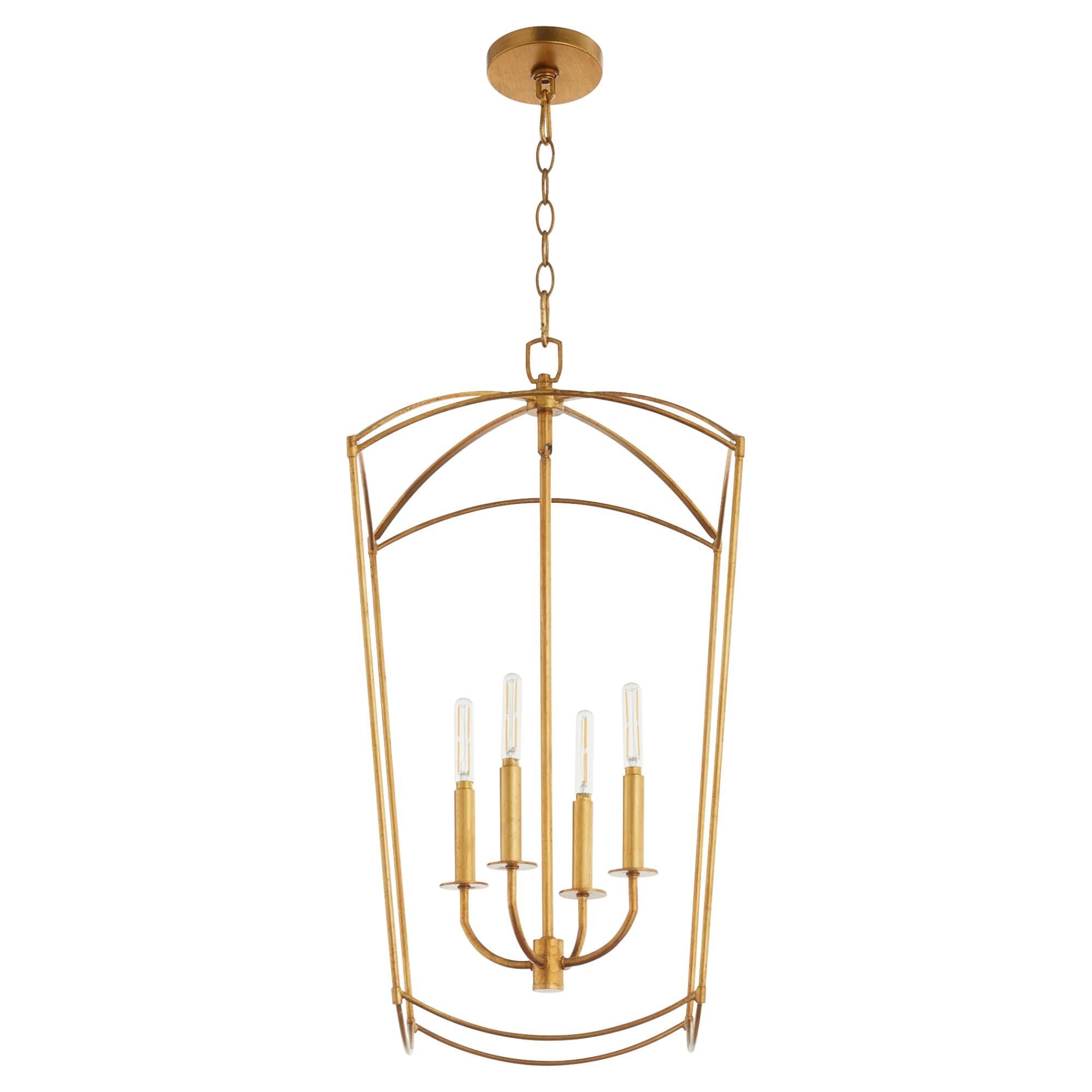 Quorum International Mantle 15 Inch Cage Pendant Mantle - 6812-4-74 - Transitional
