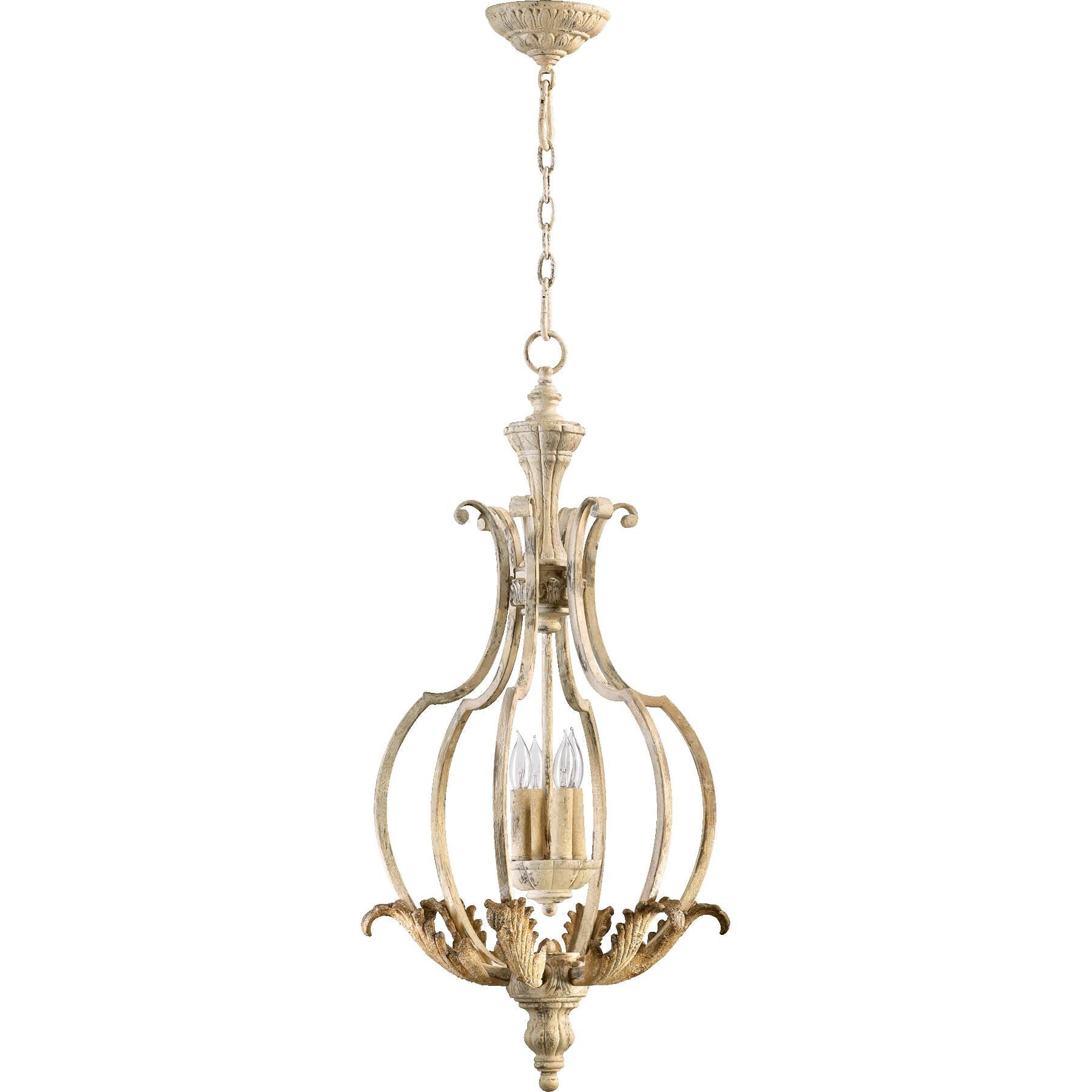 Quorum International Florence 17 Inch Cage Pendant Florence - 6837-4-70 - French Country