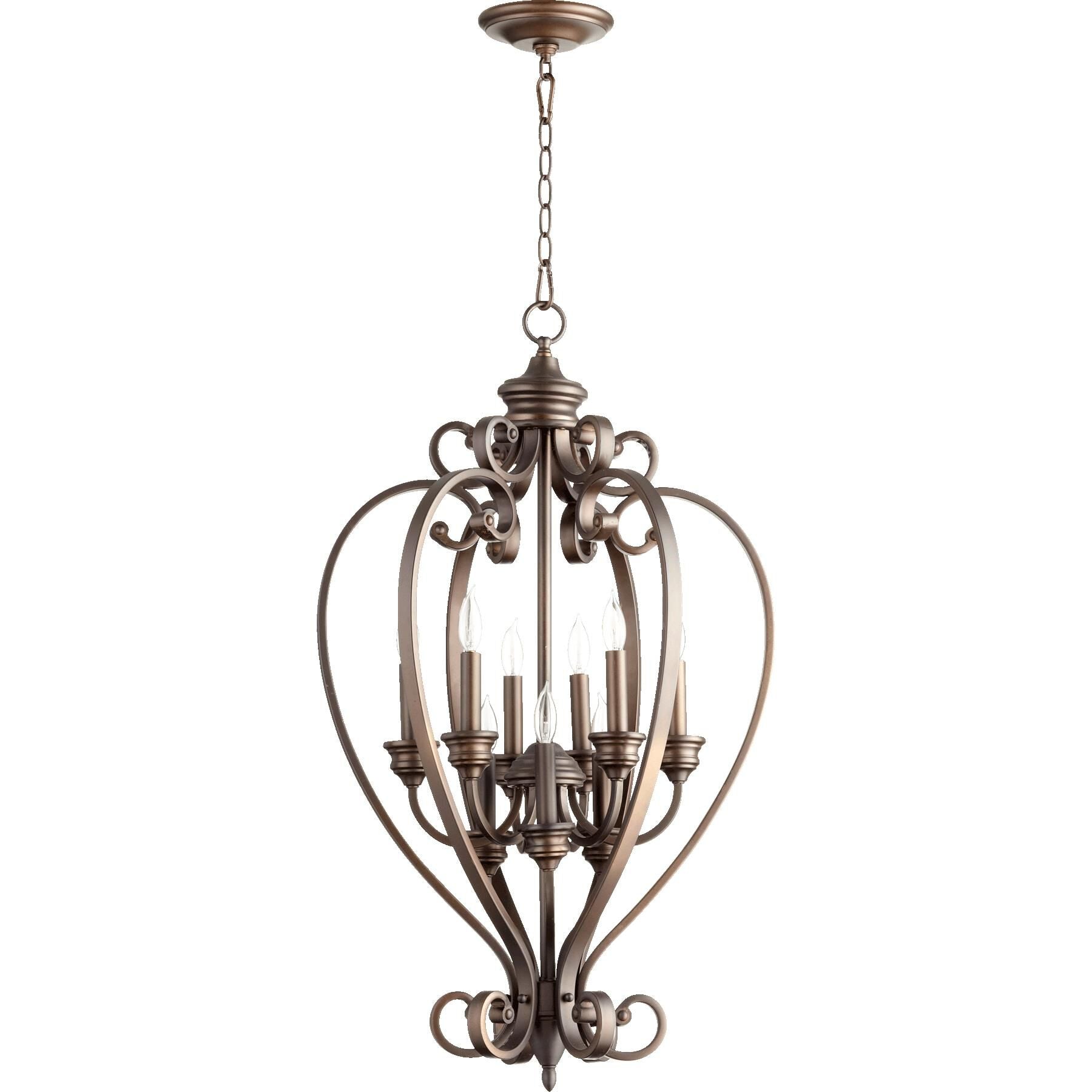 Quorum International Bryant 20 Inch Cage Pendant Bryant - 6854-9-86 - Traditional