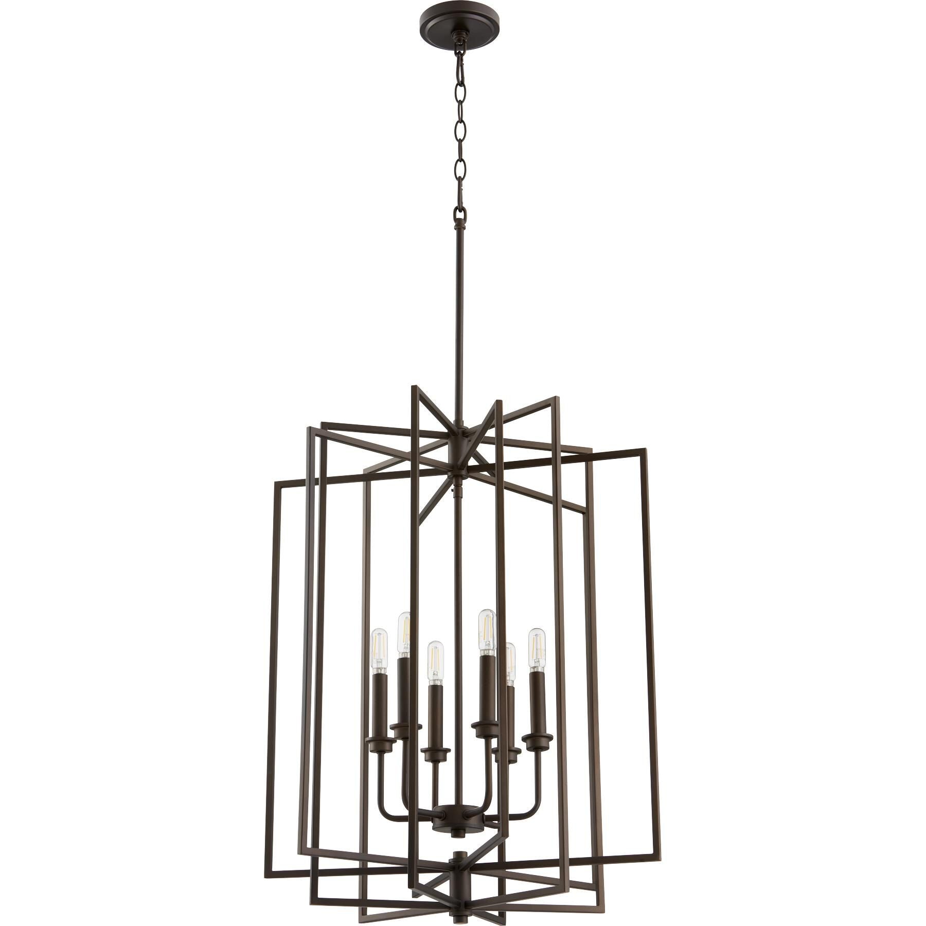 Quorum International Hammond 22 Inch Cage Pendant Hammond - 688-6-69