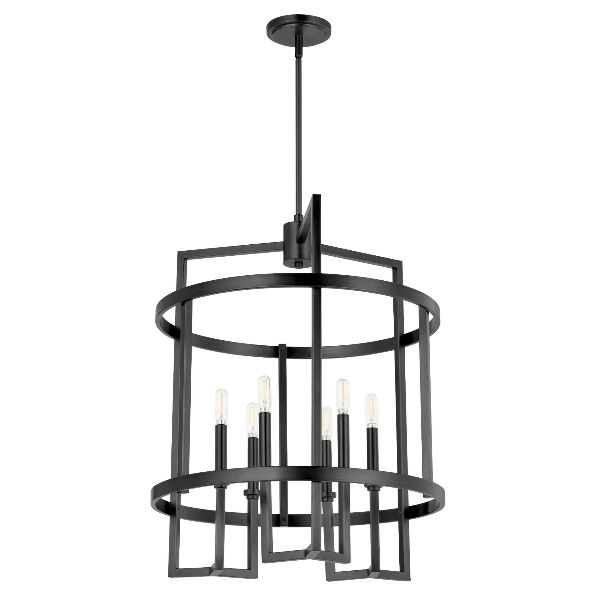 Quorum International Merrick 21 Inch Cage Pendant Merrick - 8174-6-59 - Traditional
