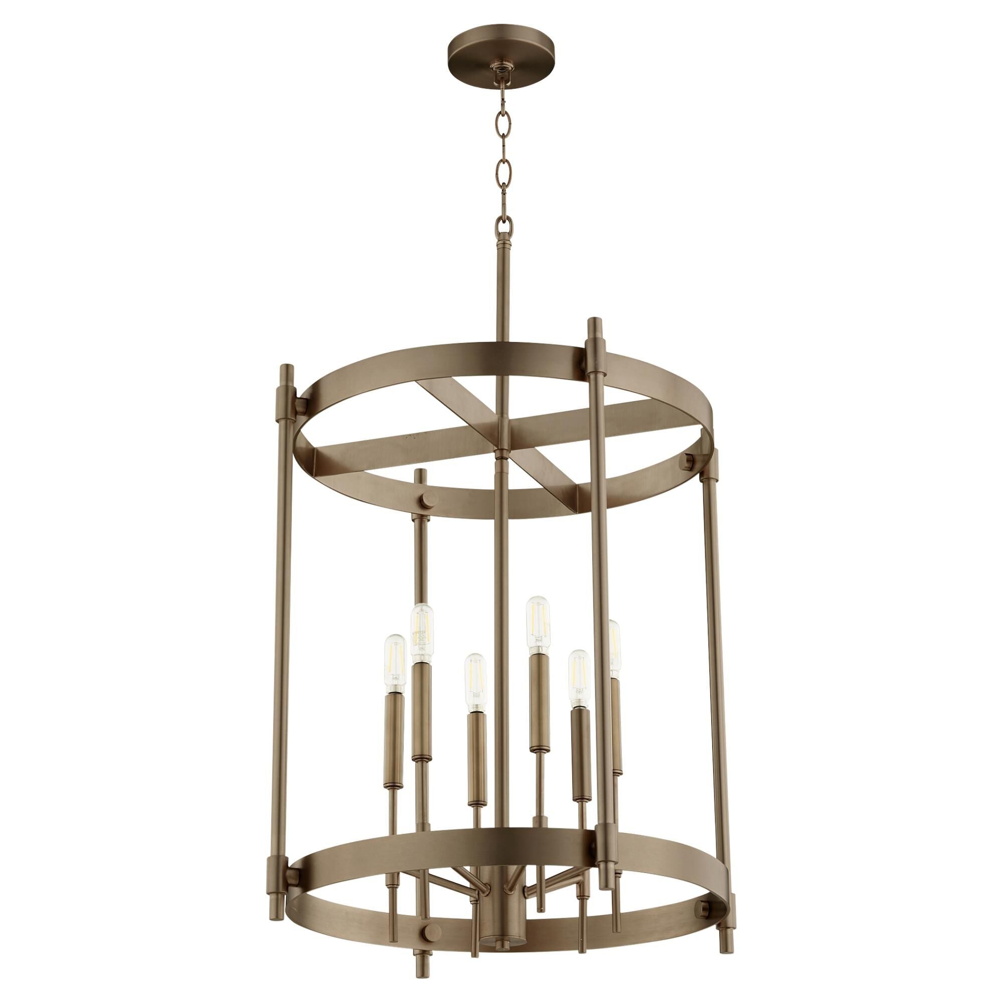 Quorum International Hamilton 24 Inch Cage Pendant Hamilton - 863-6-81 - Transitional