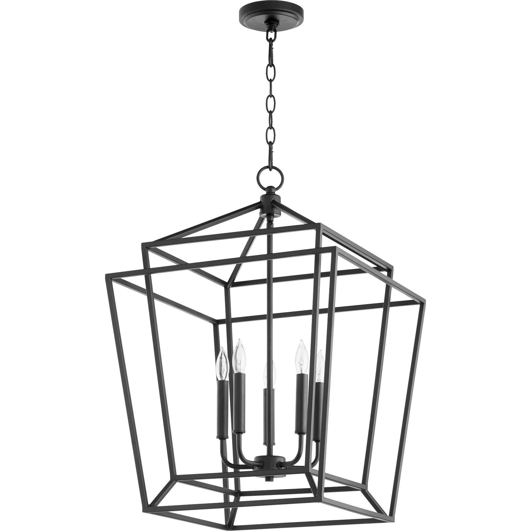 Quorum International Monument 18 Inch Cage Pendant Monument - 8807-5-69 - Transitional