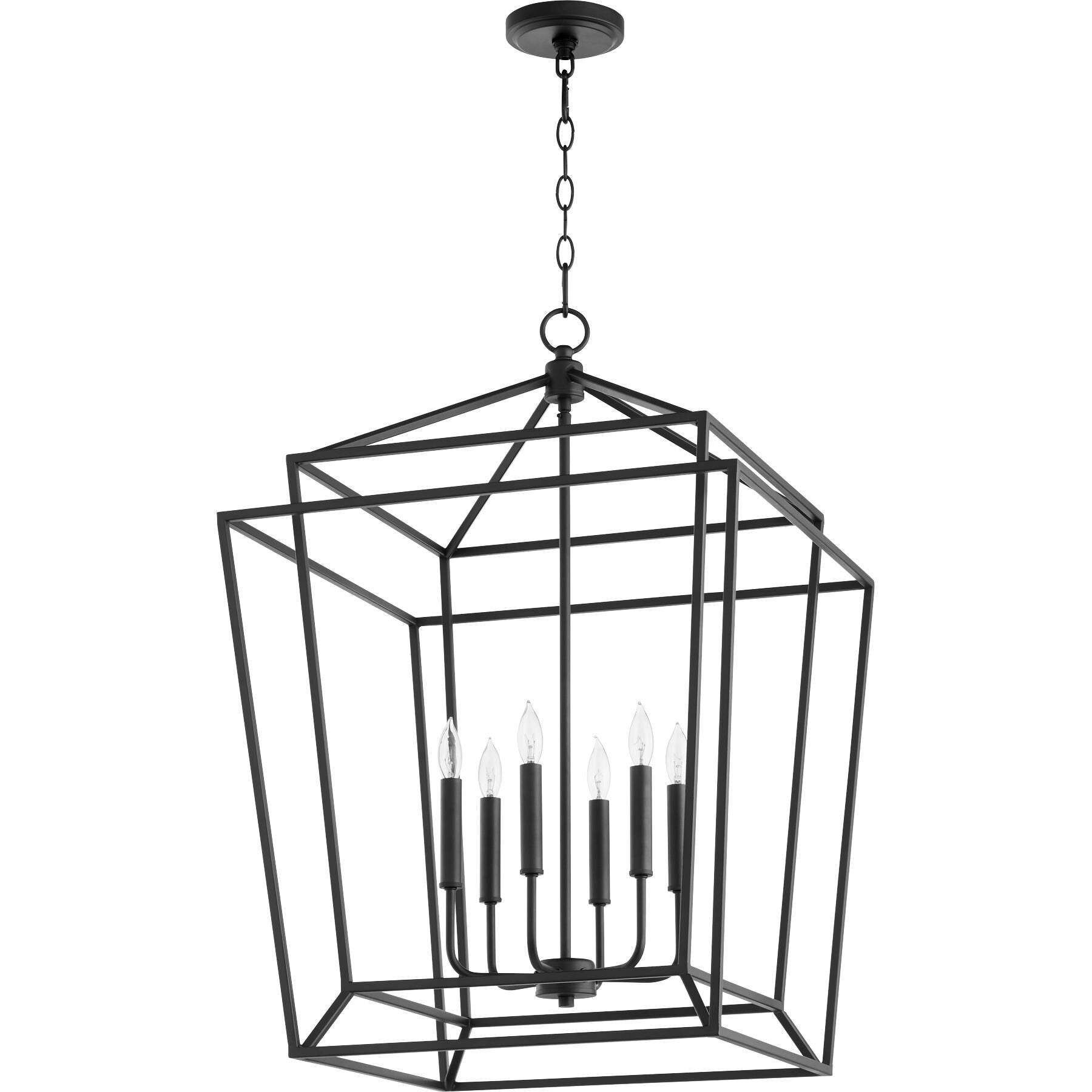 Quorum International Monument 21 Inch Cage Pendant Monument - 8807-6-69 - Transitional