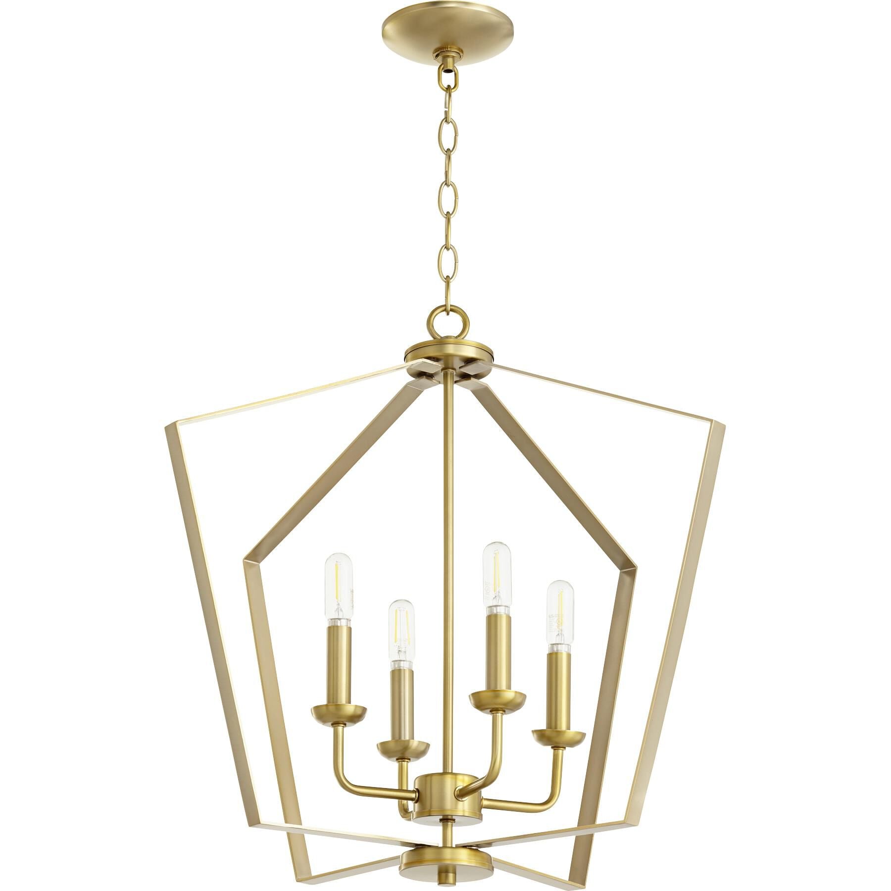 Quorum International 23 Inch Cage Pendant - 894-4-80 - Transitional