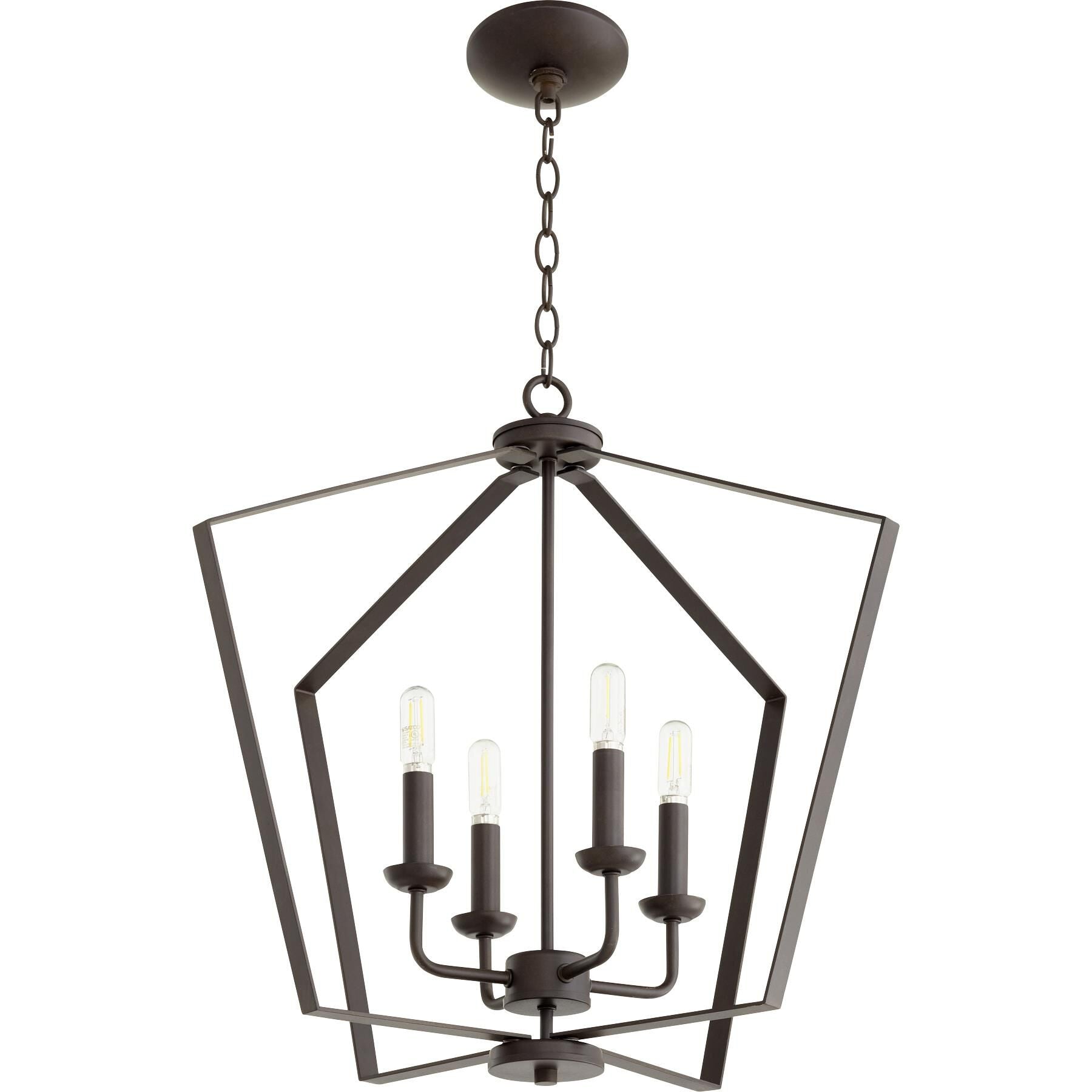 Quorum International 23 Inch Cage Pendant - 894-4-86 - Transitional