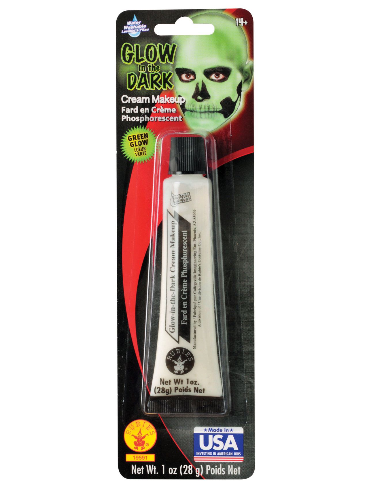 Adult Glow in the Dark Cream Makeup