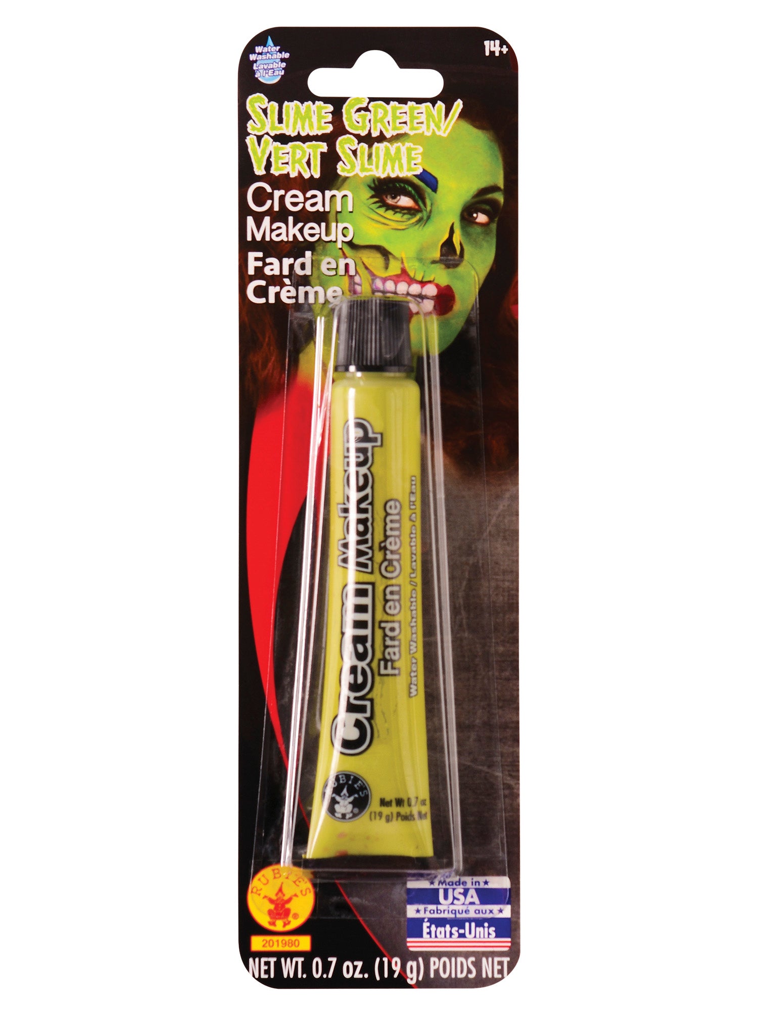 Slime Green Cream Makeup