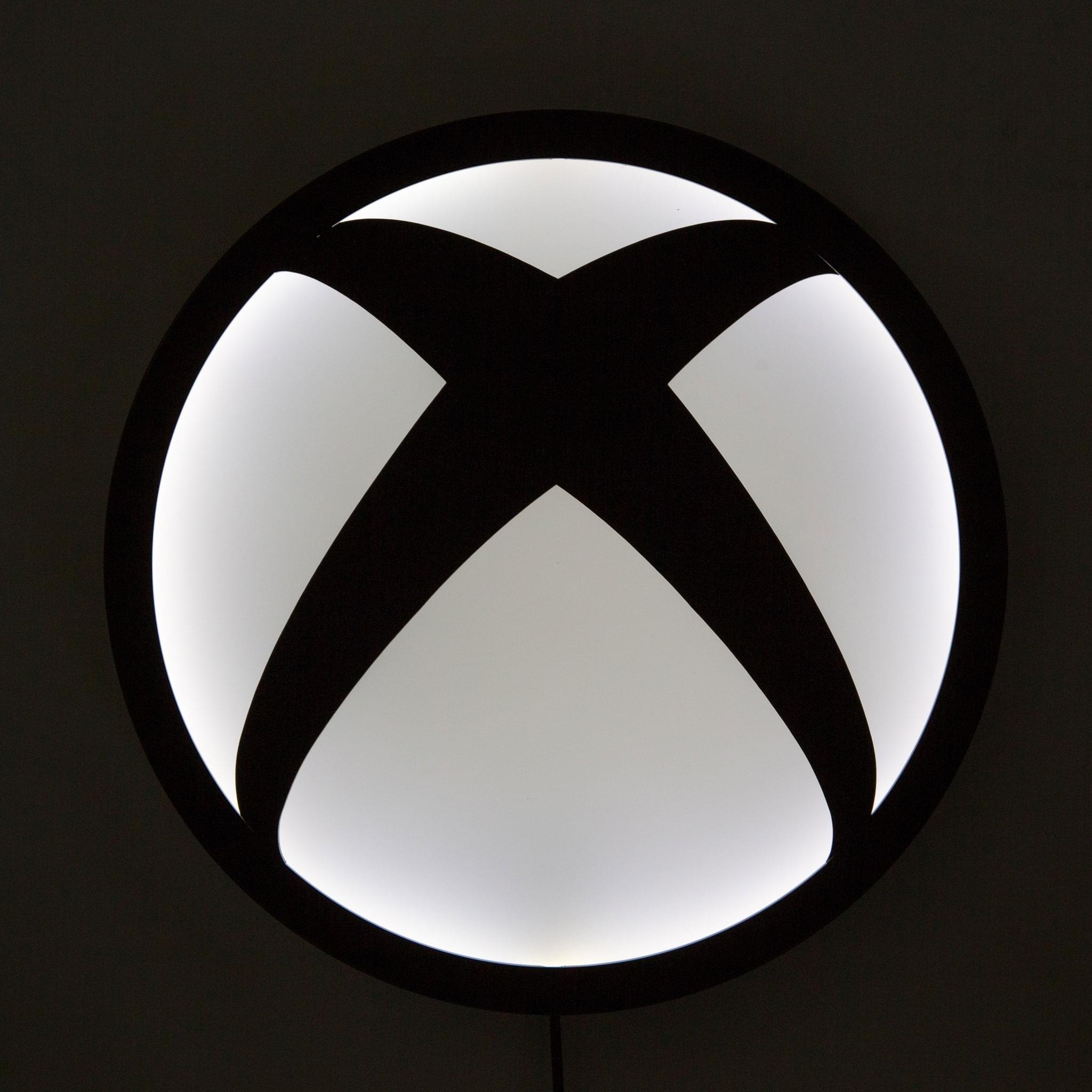 Xbox Logo 12" Hanging LED Wall Light Sign