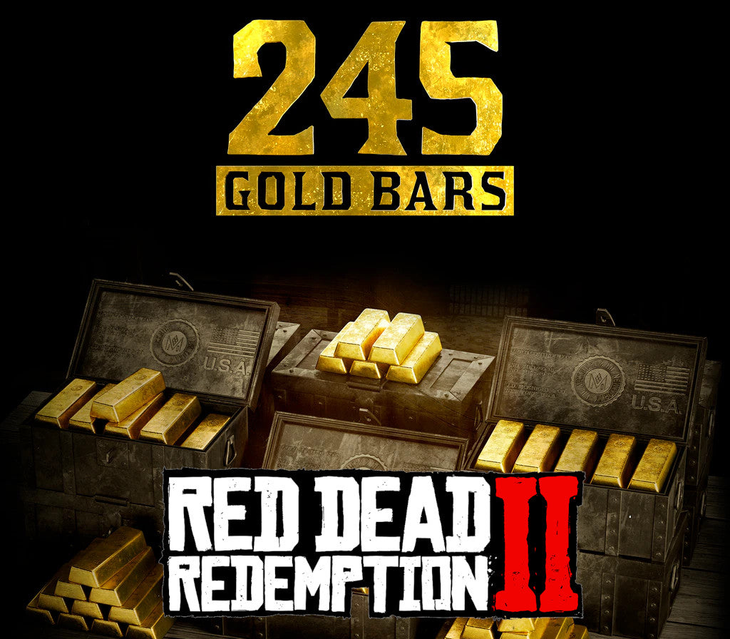 Red Dead Redemption 2 Online - 245 Gold Bars US XBOX One CD Key