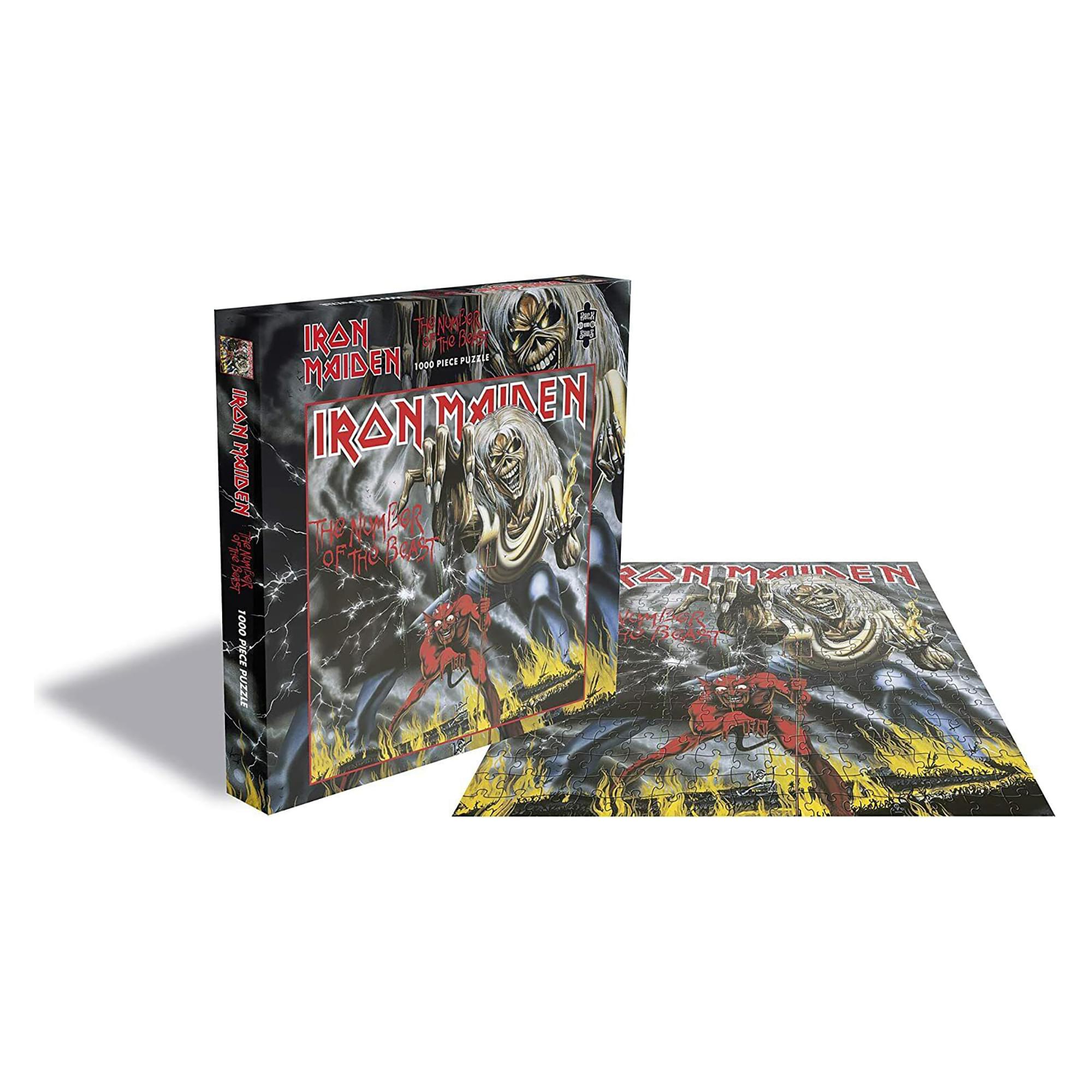 Iron Maiden The Number Of The Beast 1000 Piece Jigsaw Puzzle