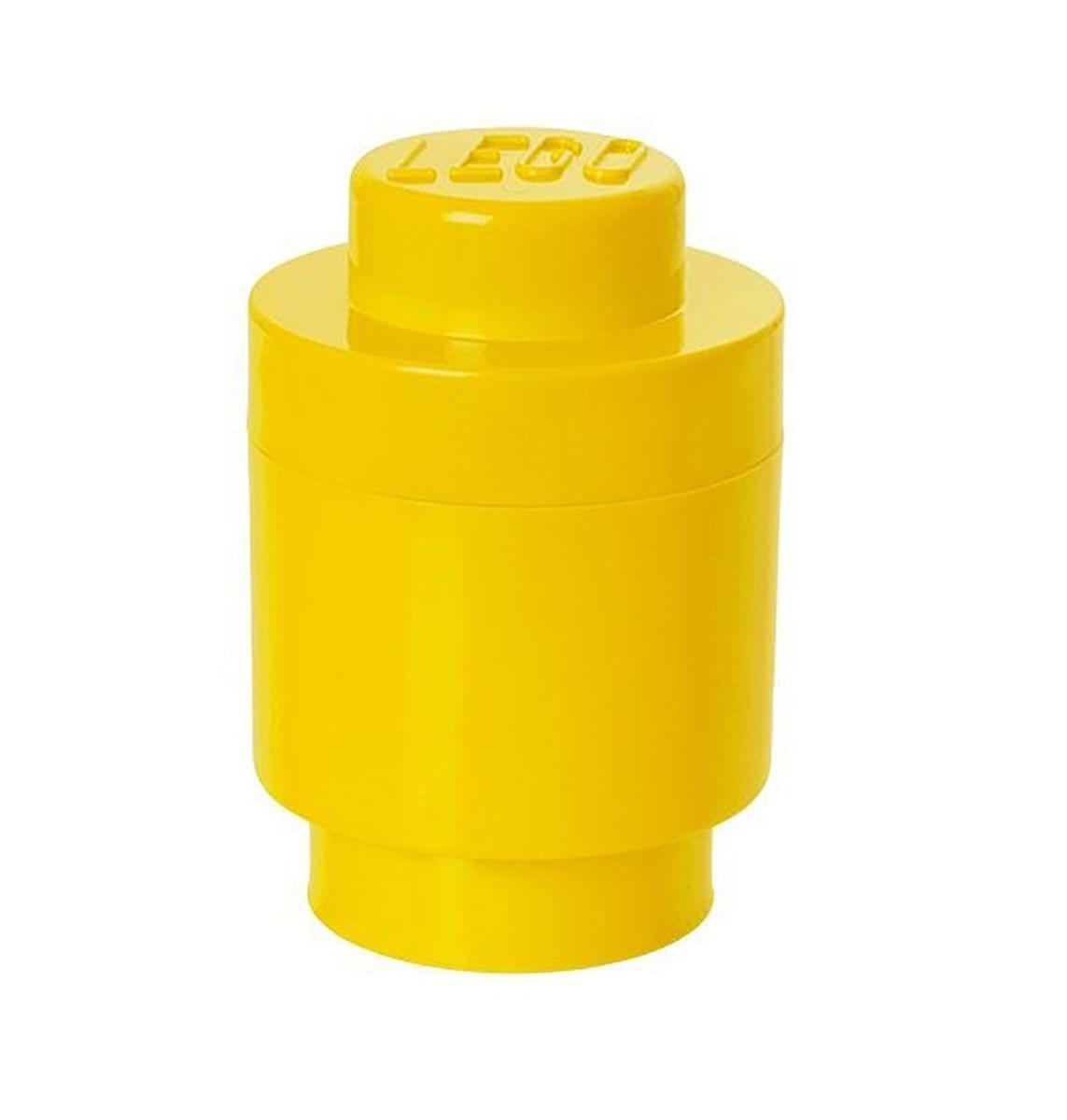 LEGO Round Storage Brick 1, Bright Yellow