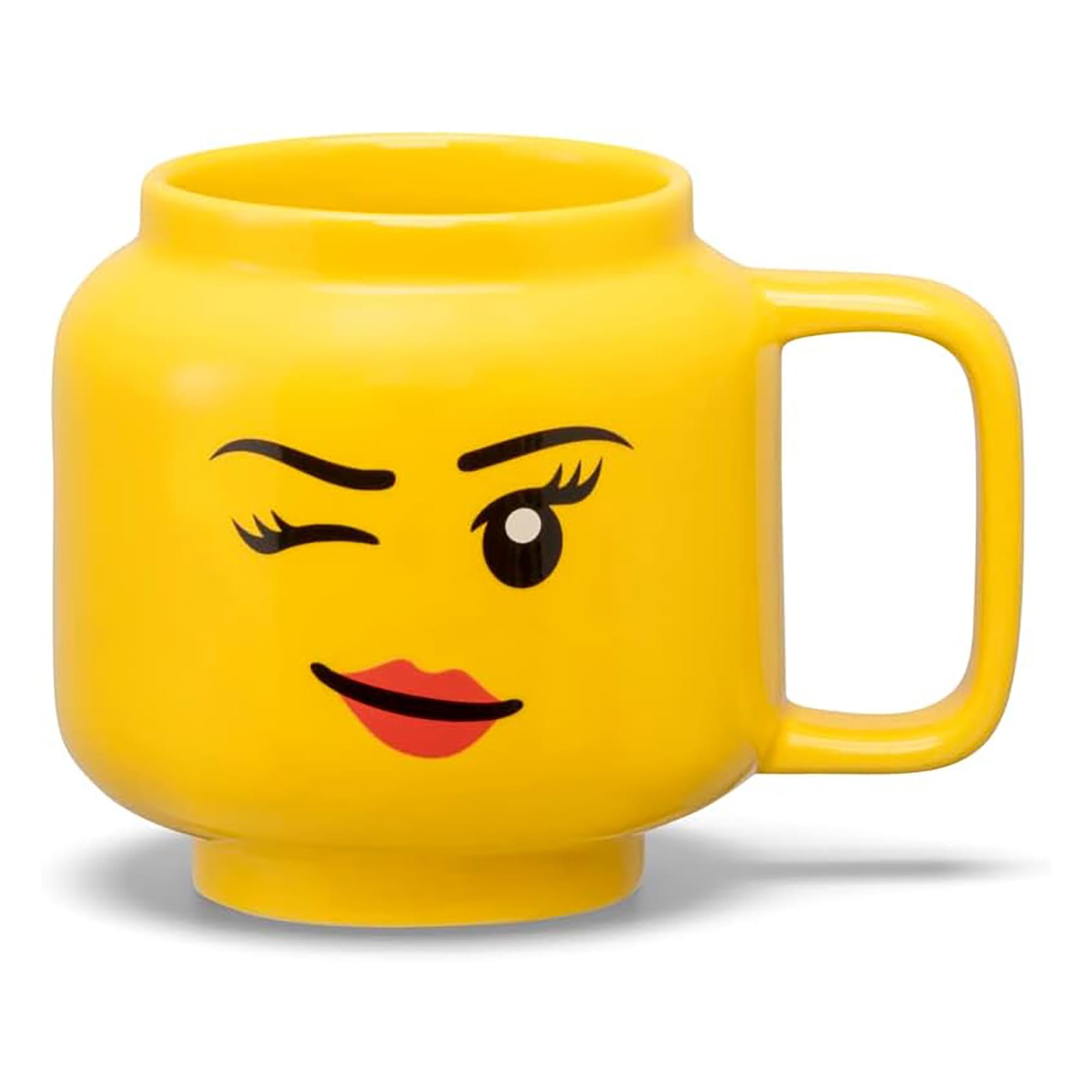 LEGO Winking Girl 9 Ounce Ceramic Mug
