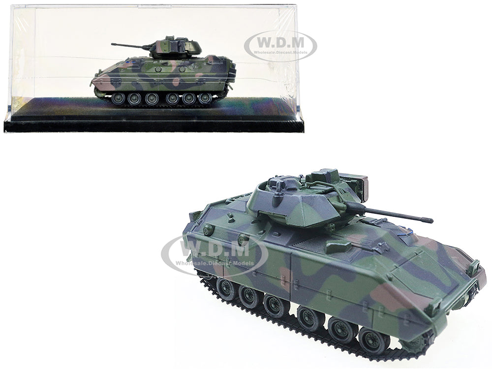 M2 Bradley Infantry Fighting Vehicle Tank "United States Army" Green Camouflage 1-72 Diecast Model