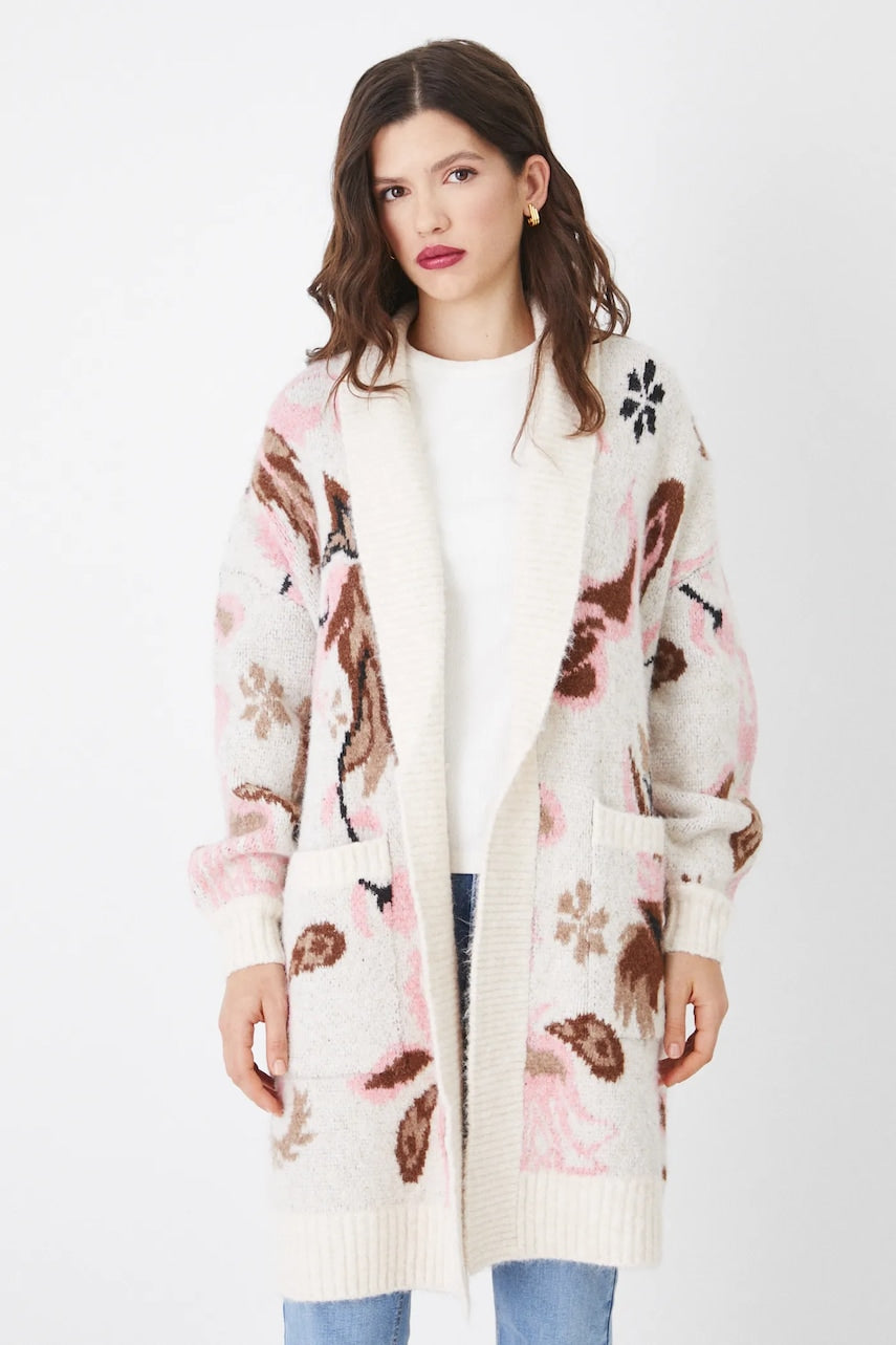 Kardigan s primjesom vune Medicine boja: bež, topli