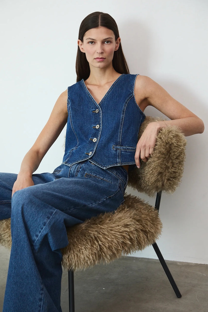 Telovnik iz jeansa Medicine ženski