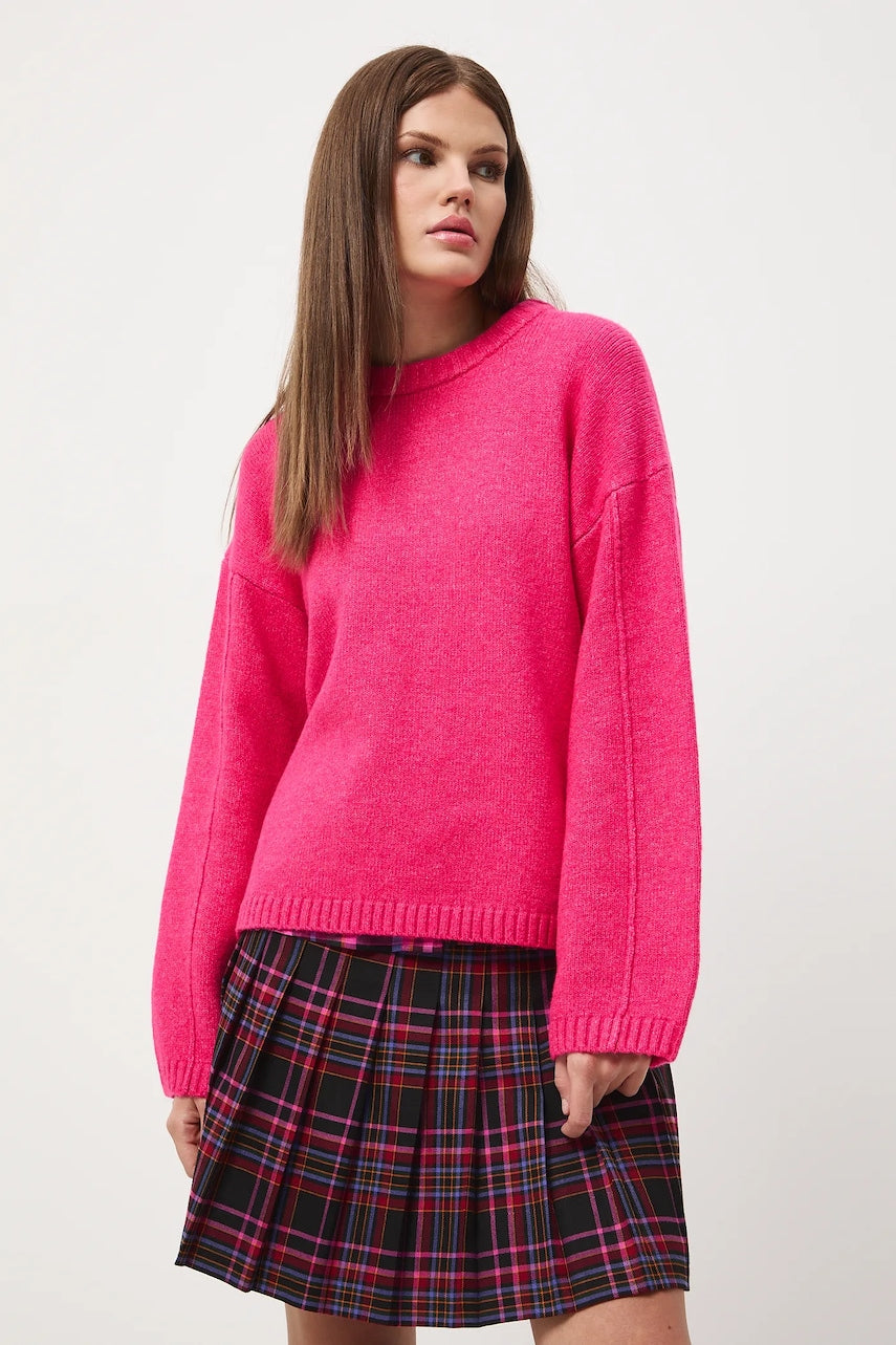 Pulover Medicine boja: ružičasta, tople