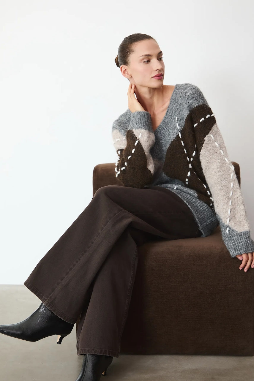 Pulover s dodatkom vune Medicine tople