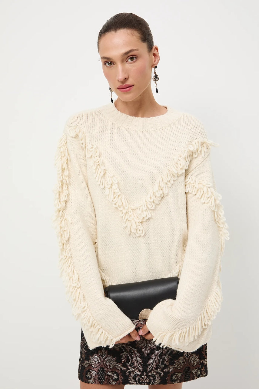 Pulover Medicine boja: bež, tople