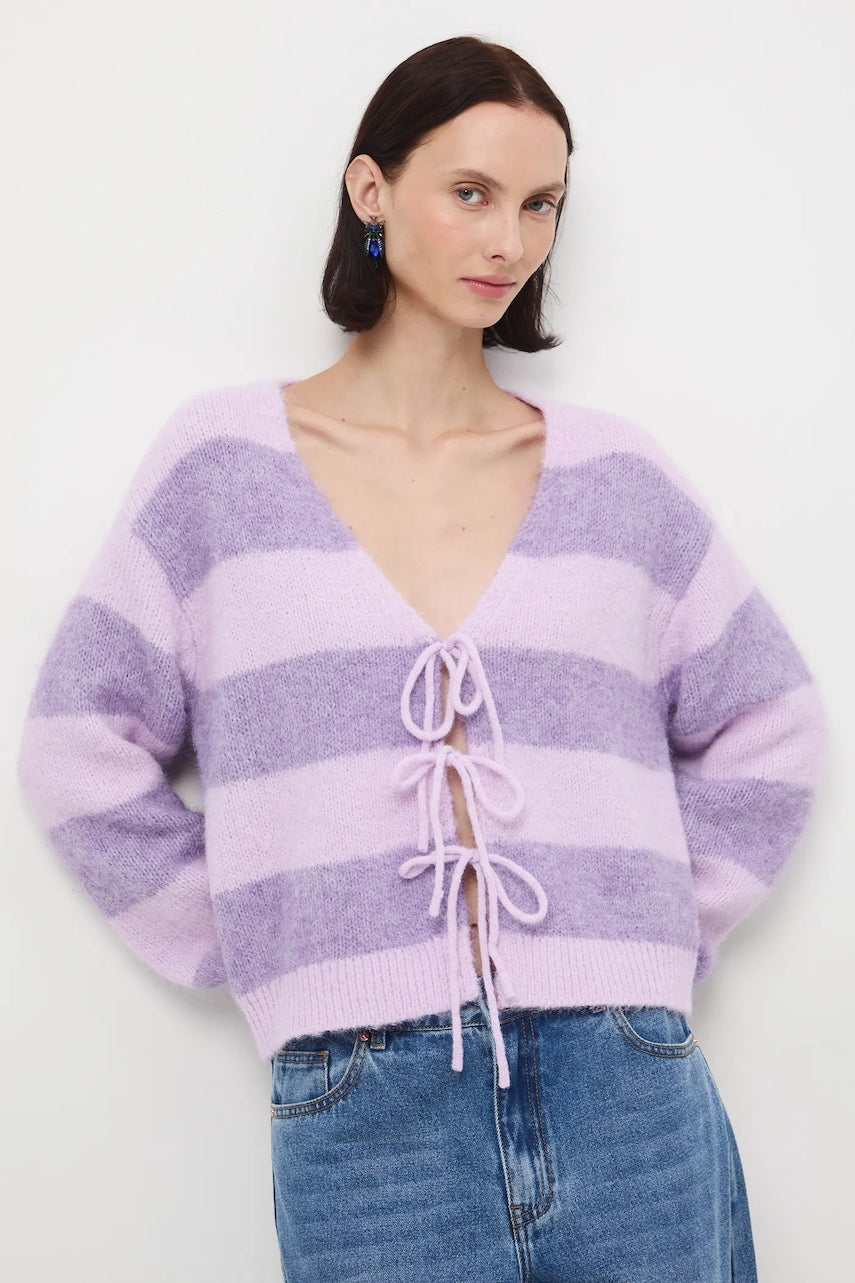 Kardigan Medicine boja: ljubičasta, tople