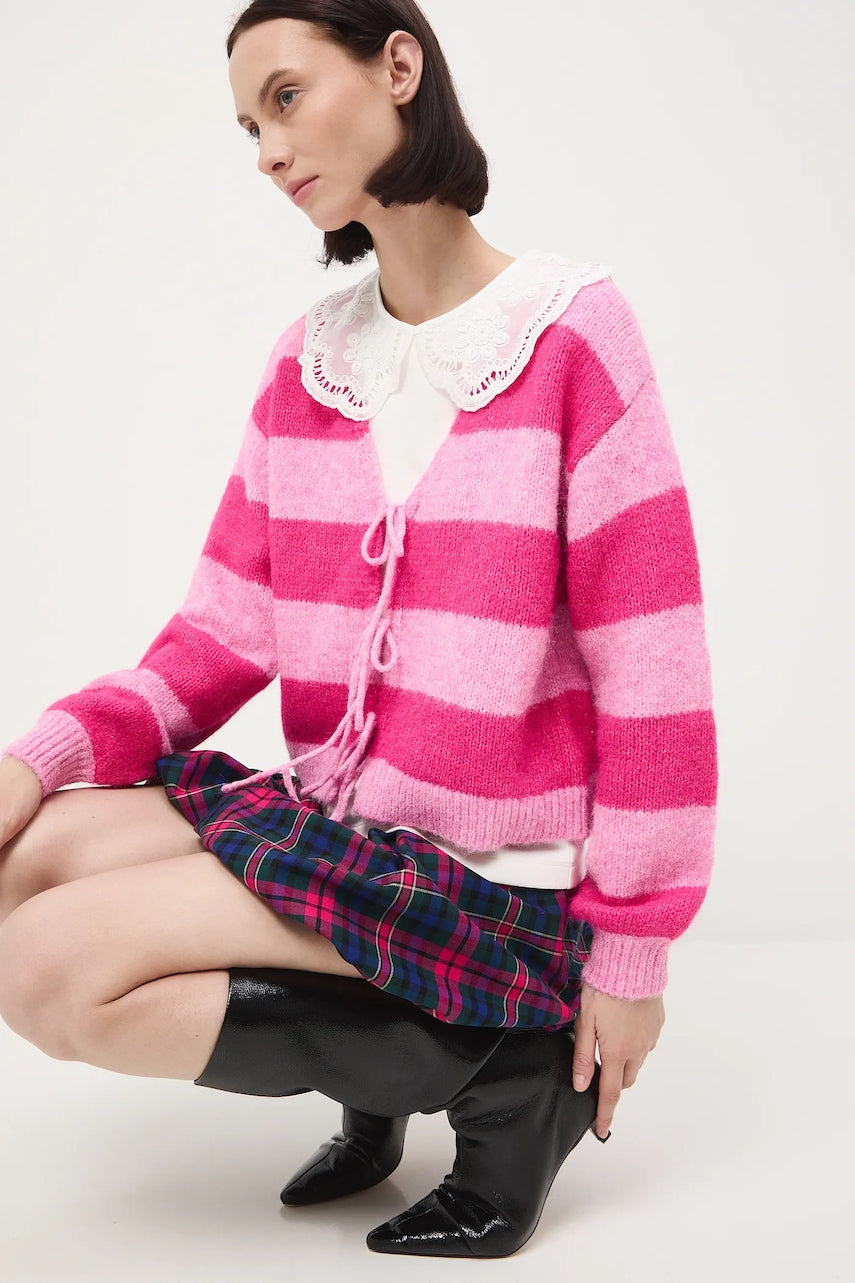 Kardigan Medicine boja: ružičasta, tople
