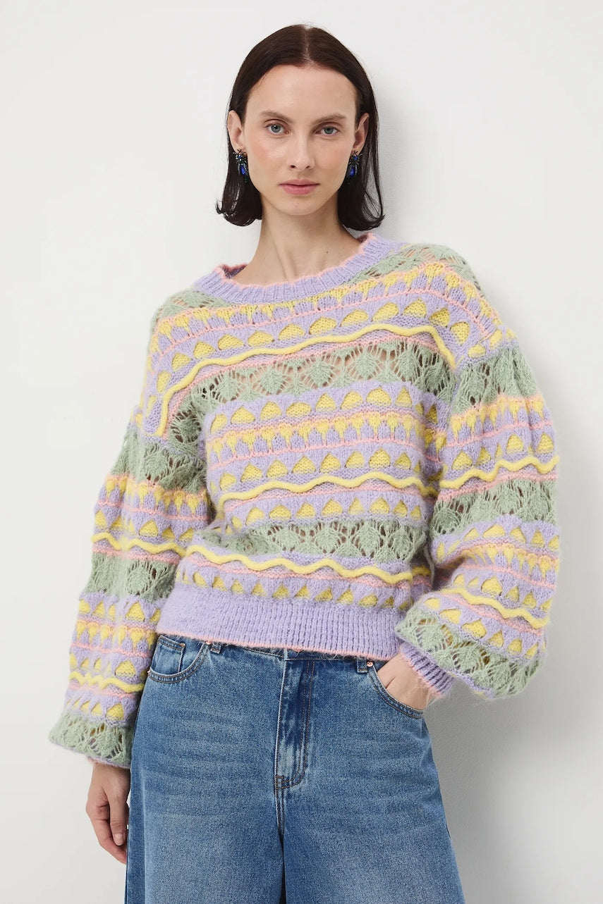 Pulover s dodatkom vune Medicine tople