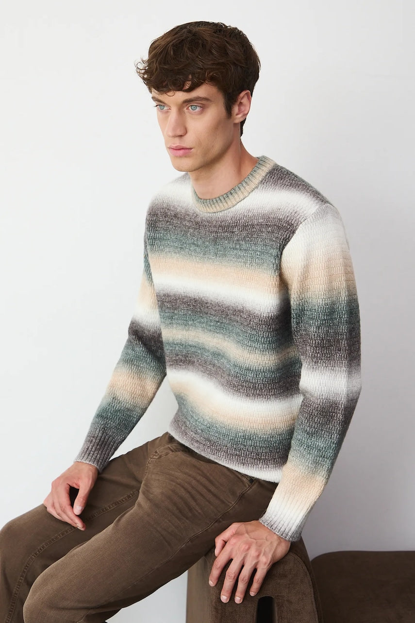 Pulover Medicine za muškarce, boja: zelena, tople