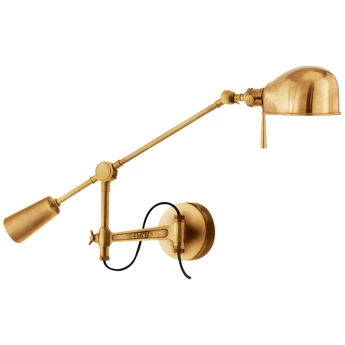Ralph Lauren Ralph Lauren Rl '67 Wall Swing Lamp Rl '67 - RL14029BN - Modern Contemporary