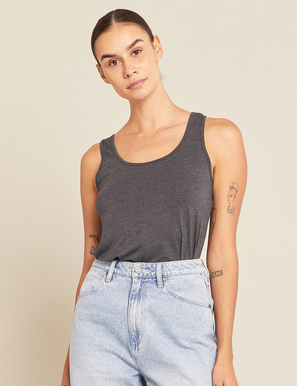 Relaxed Tank - Dark Marl