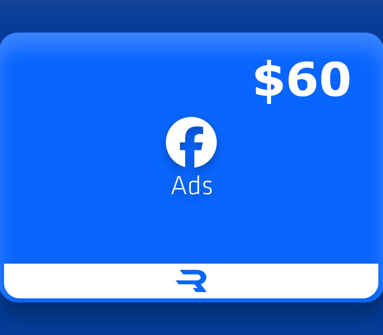 Rewarble Facebook Ads $60 Gift Card