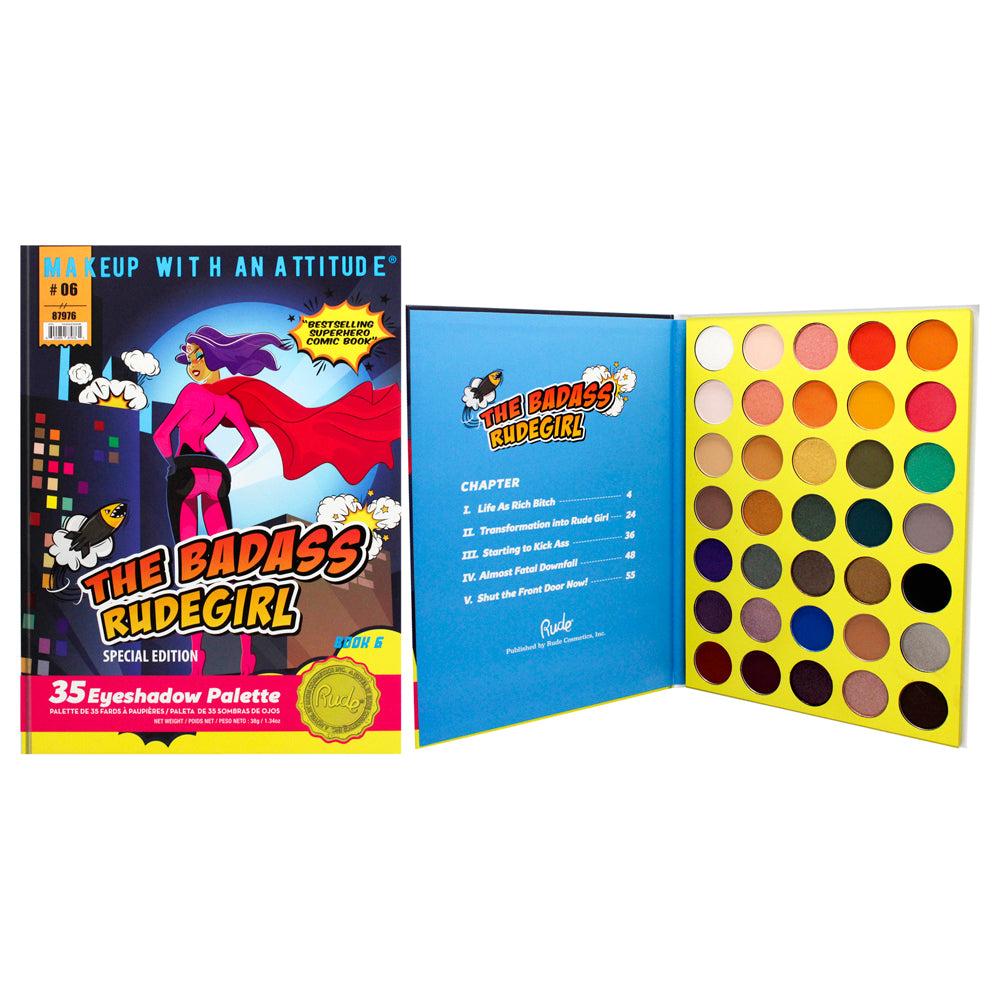 The Badass Rudegirl 35 Eyeshadow Palette - Book 6