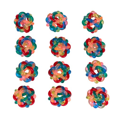 Colorful Intertwined Balls - 12 Pack
