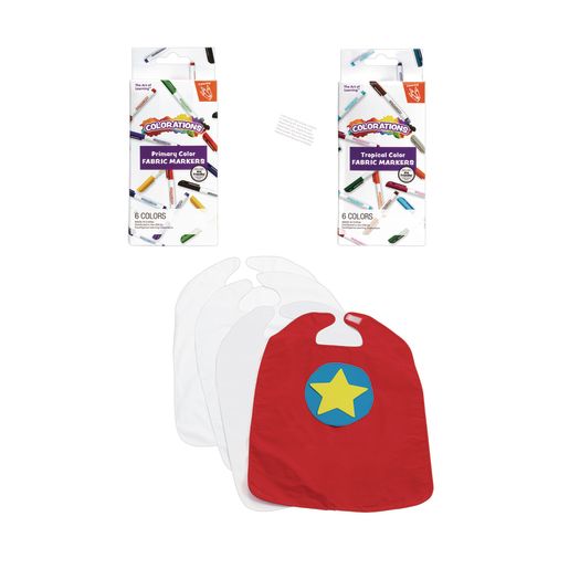 Colorations® 6 Action Capes with Fabric Markers