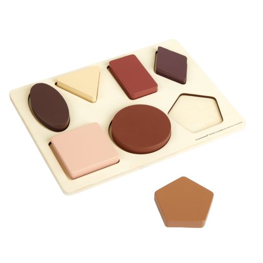 Excellerations® Chunky Puzzle Shapes - Natural