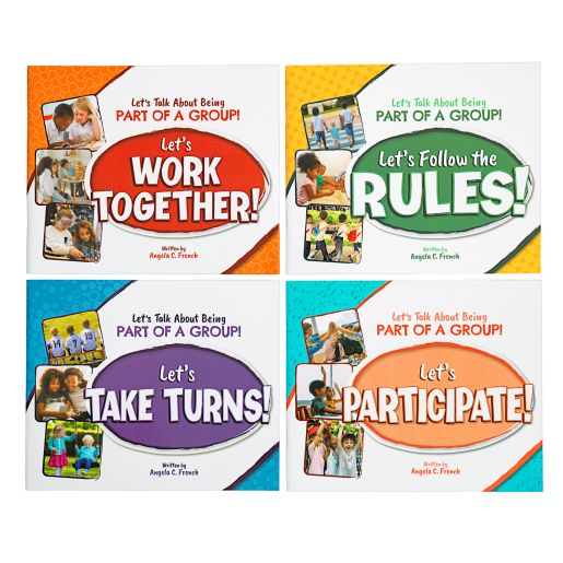 Excellerations® Let’s Talk About Being Part of a Group Book Set - 4 books