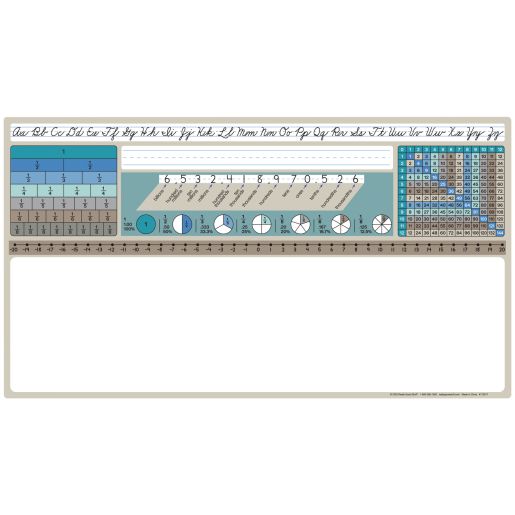 Really Good Stuff® Cool and Calm Dry Erase Desktop Helper - Set of 24 - Intermediate