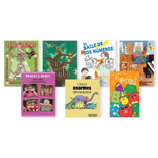 Math PreK Spanish Books - 7 Titles
