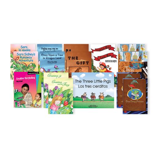 English & Spanish Make Believe PreK Books - 16 Titles