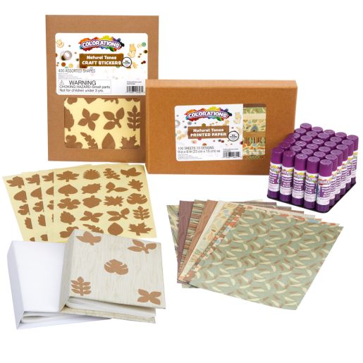 Colorations® Natural Tones Scrapbook Kit